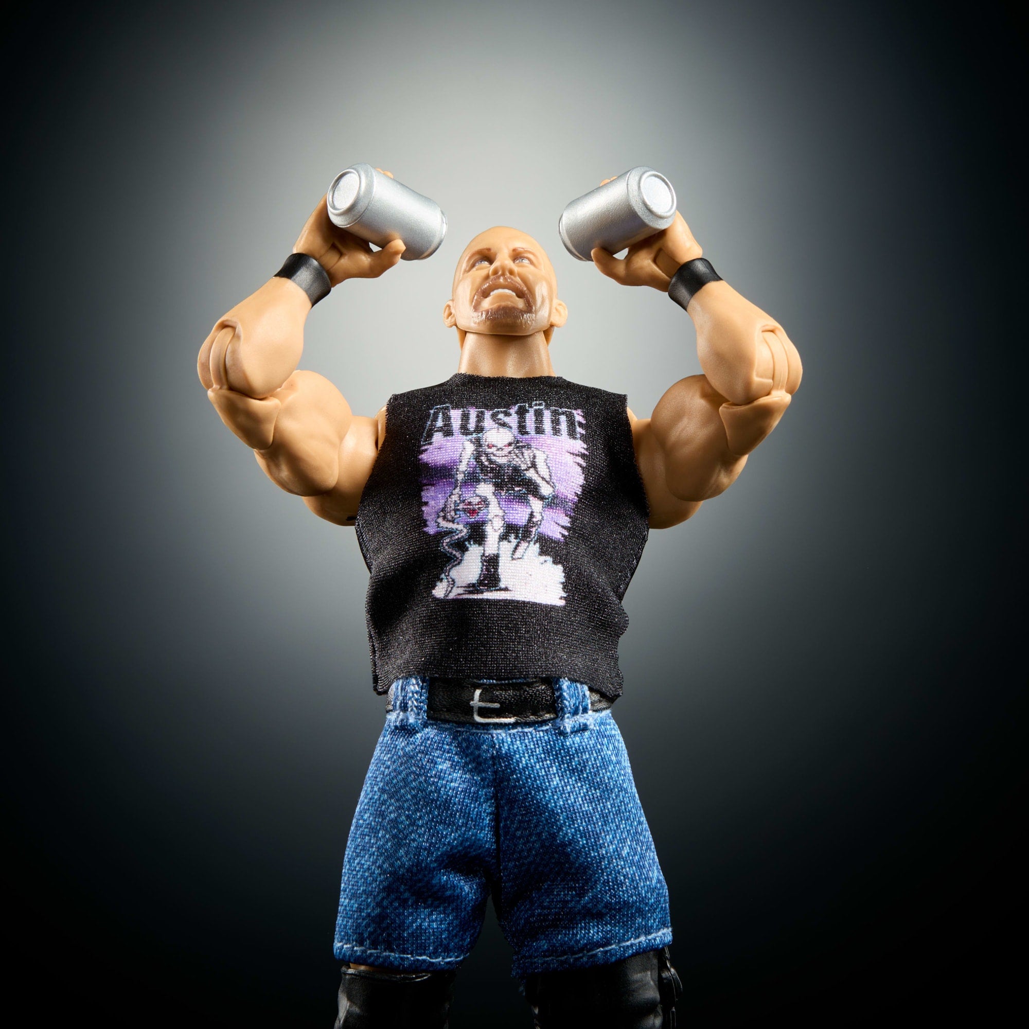 WWE Ultimate Edition Monday Night War Stone Cold Steve Austin Action Figure - Image 3