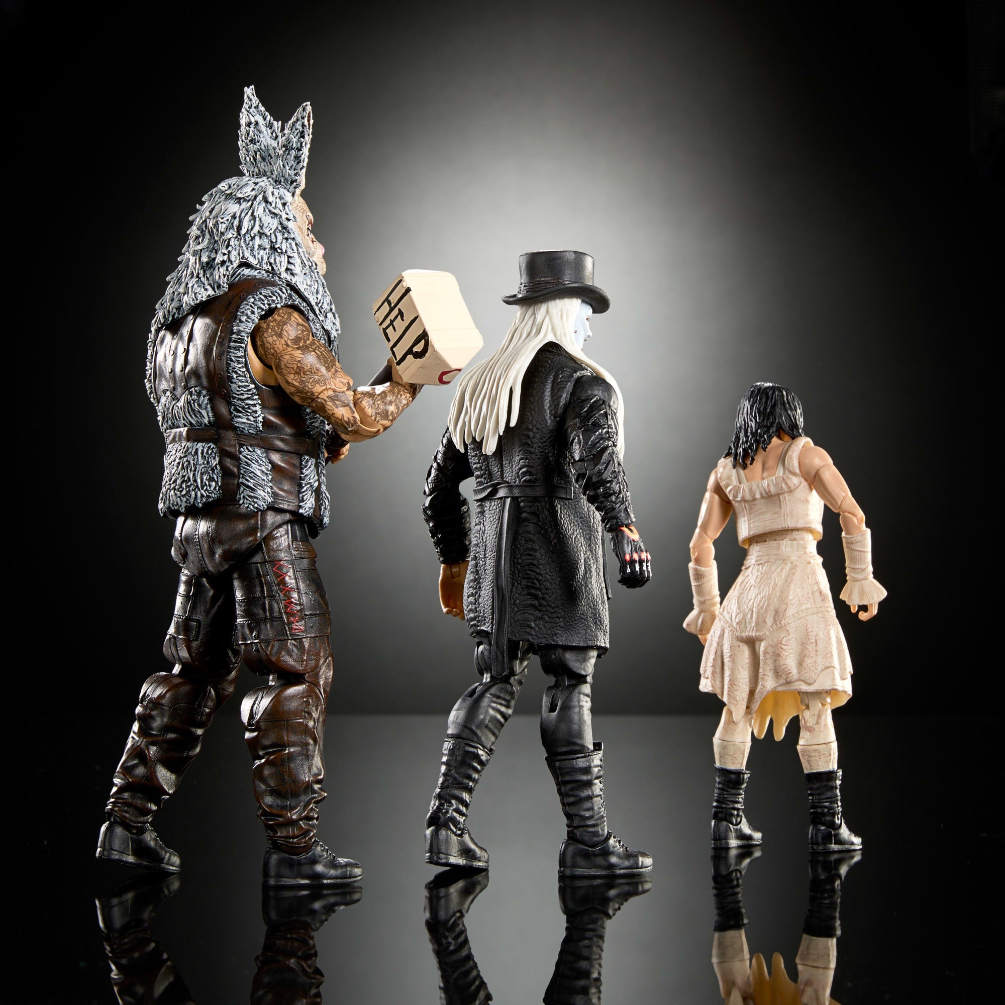 WWE Elite Collection Wyatt Sicks Set of 3 Action Figures - Image 4