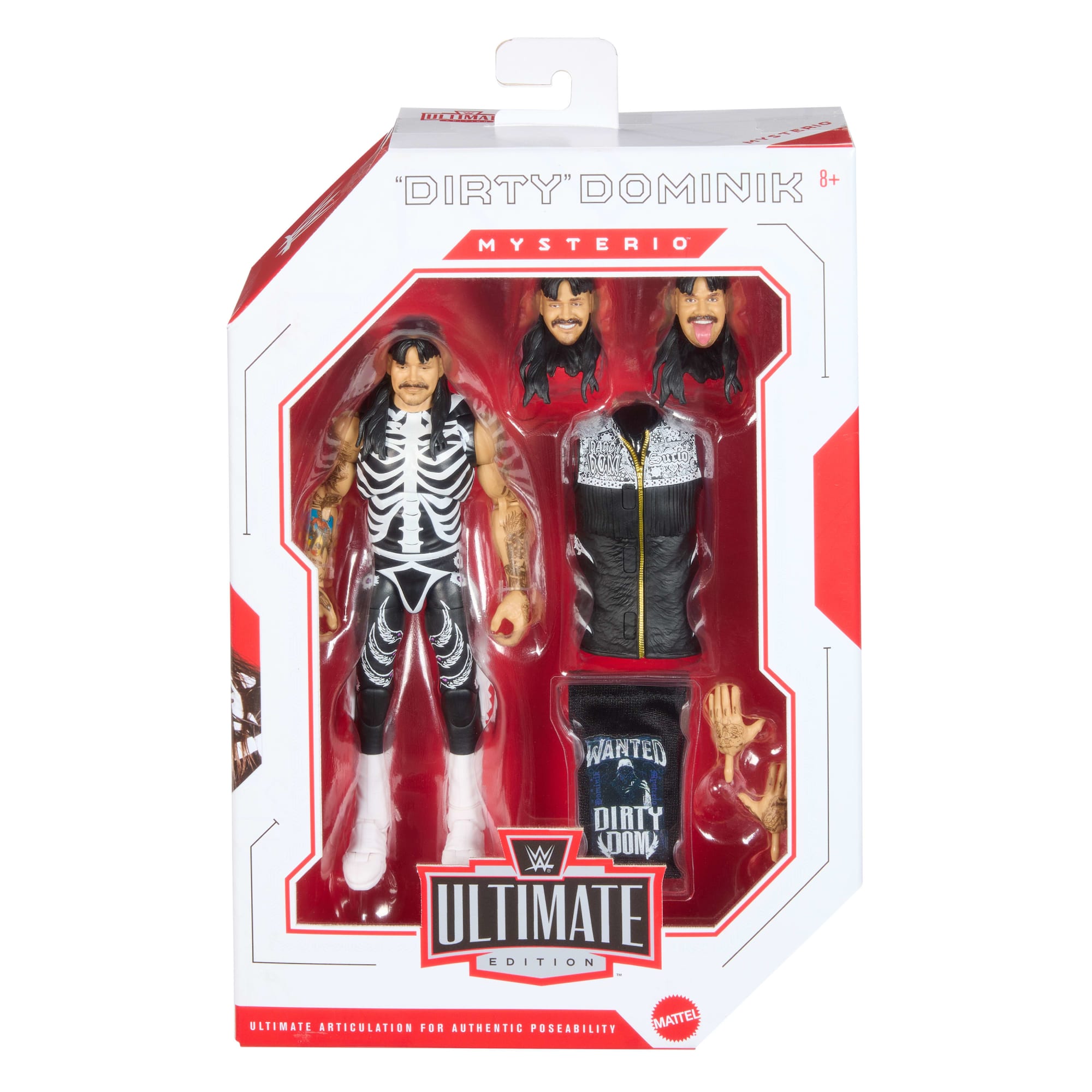 WWE Ultimate Edition Dirty Dominik Mysterio Action Figure & Accessories Set. 6-Inch Collectible - Image 2