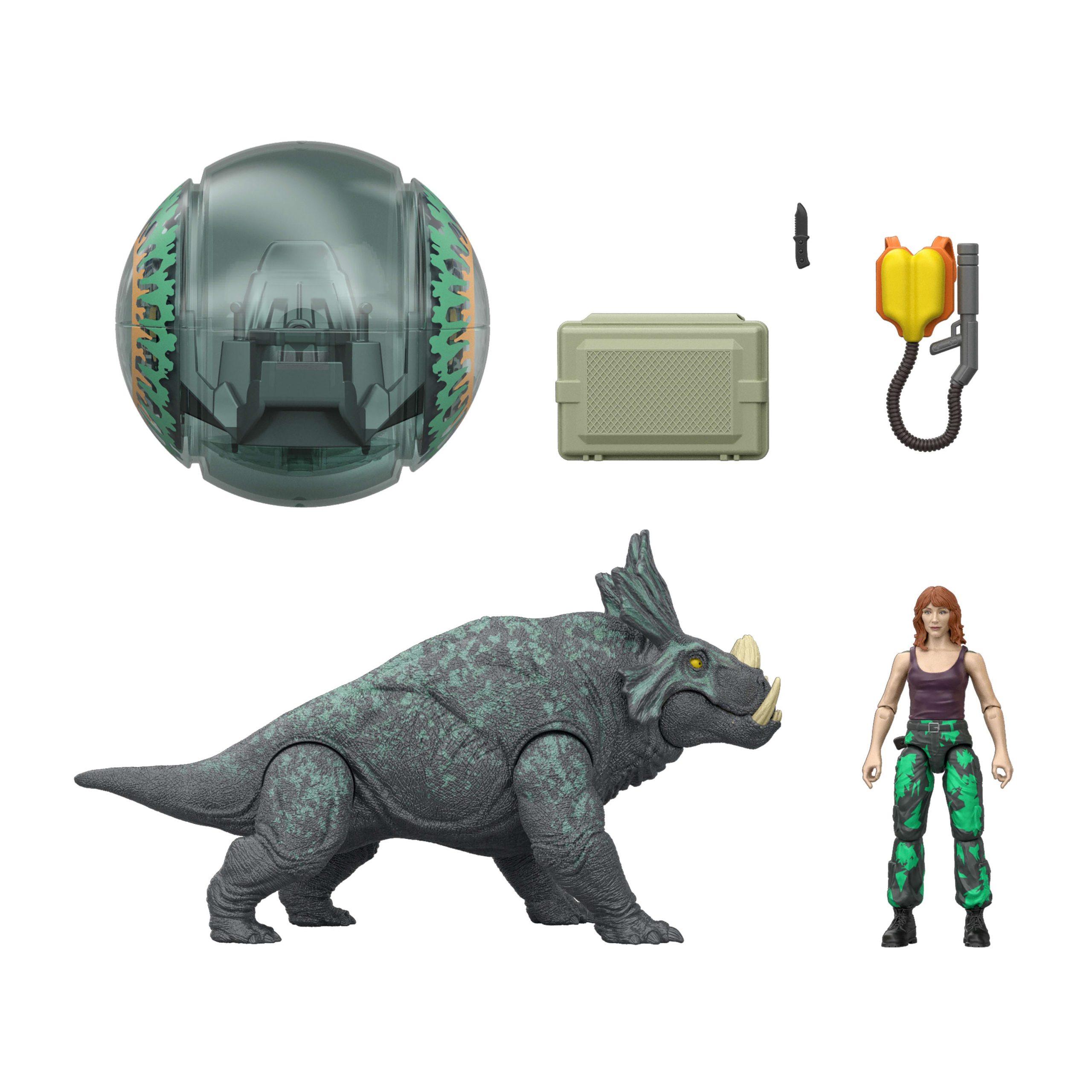 Jurassic World Legacy Collection Reimagined Claire & Gyrosphere Escape Pack With Dinosaur Figure - Image 5