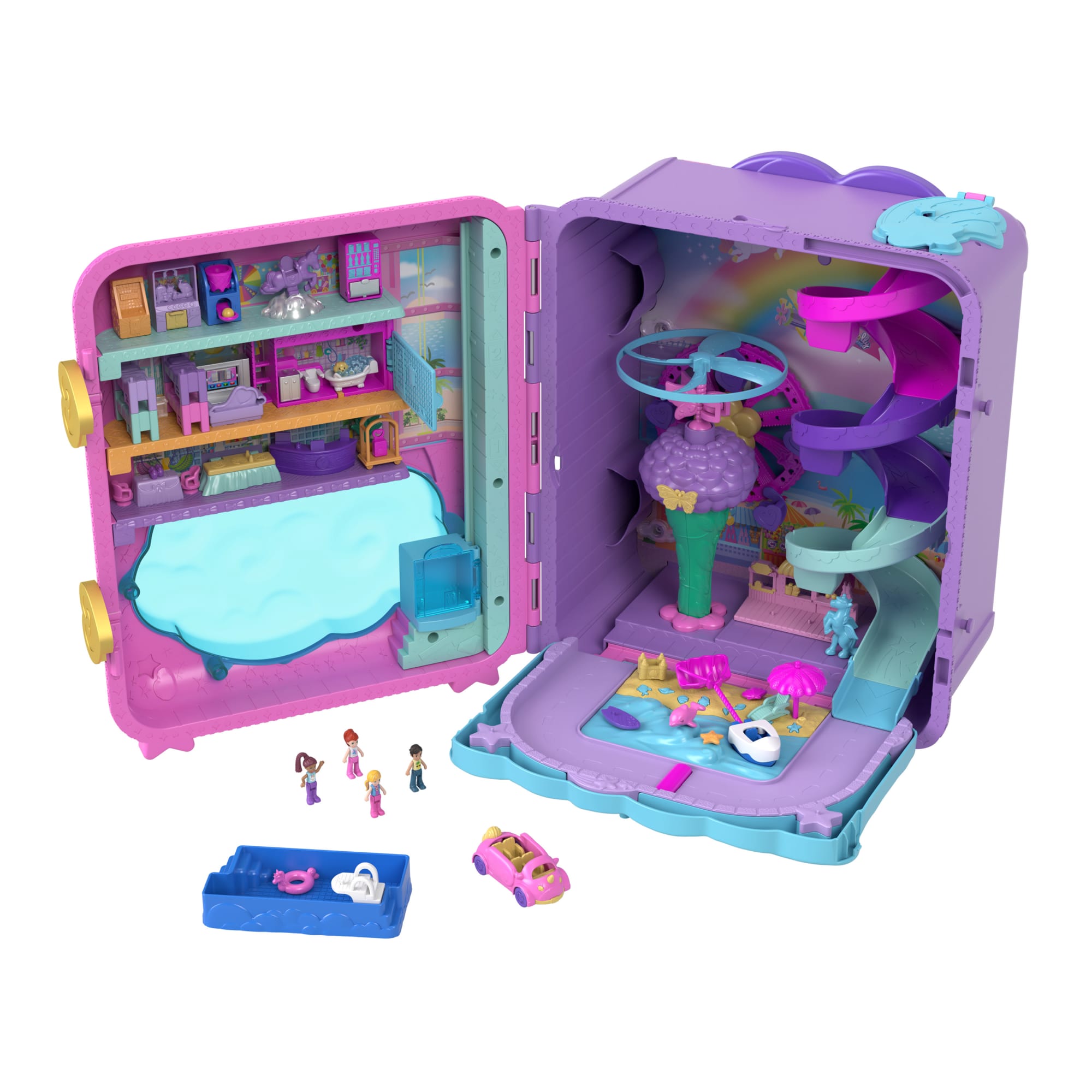 Polly Pocket-Coffret Valise Polly Pocket Pollyville - Image 4