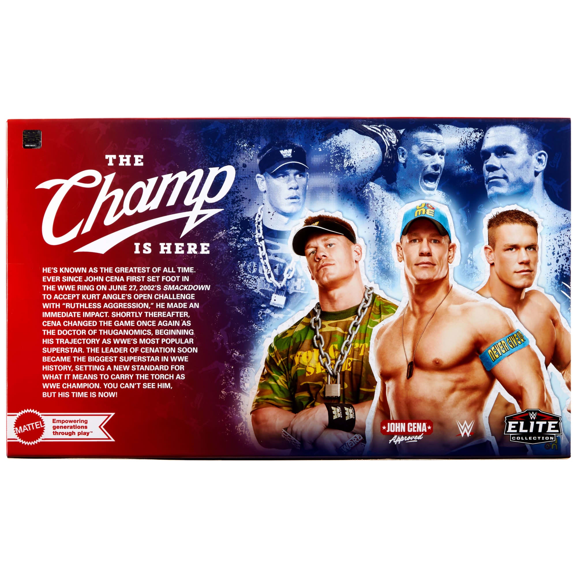 WWE Elite Collection John Cena 3-Pack. Collectible Set Of 6-inch Action Figures With Articulation - Image 7