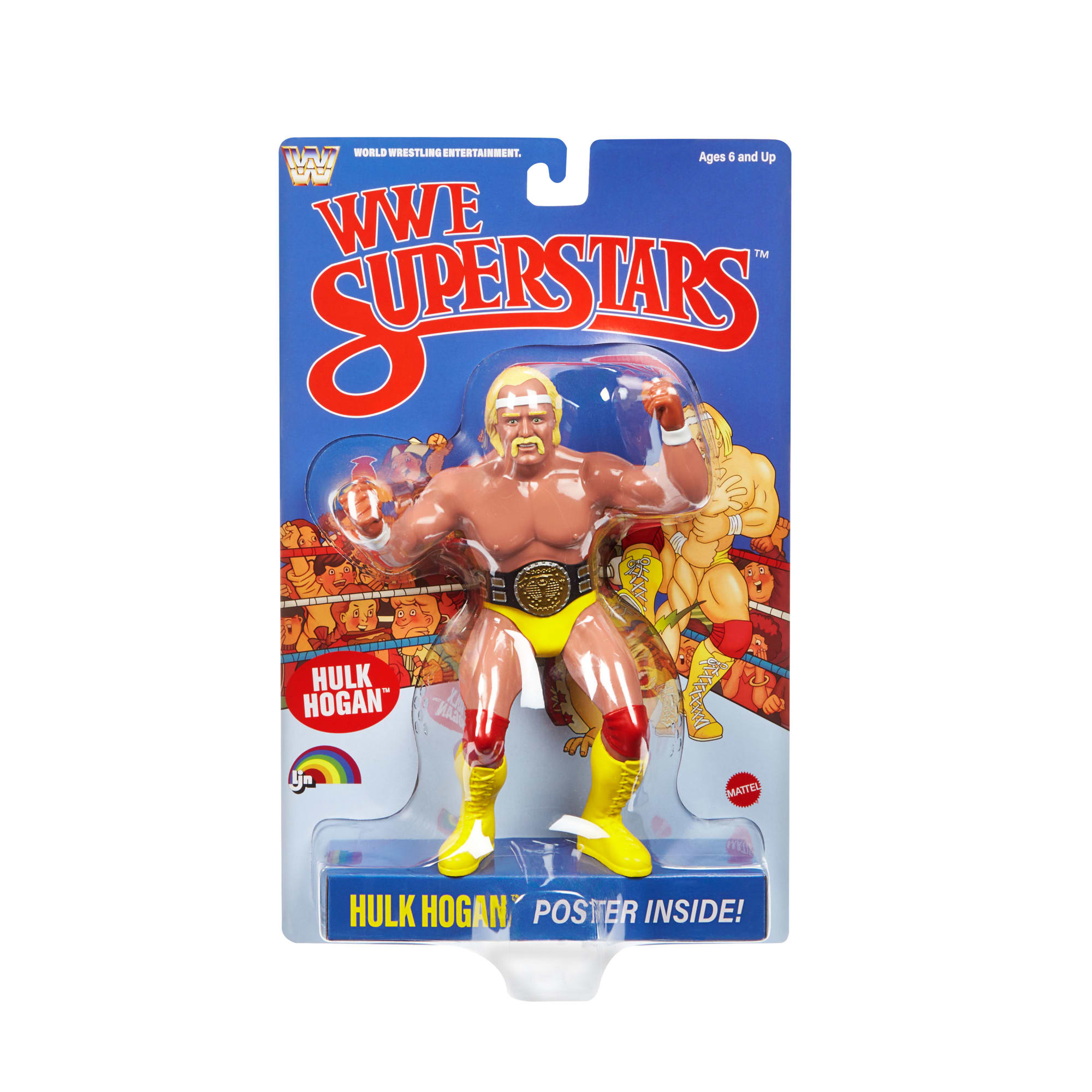 LJN WWE Superstars Hulk Hogan Action Figure - Image 5