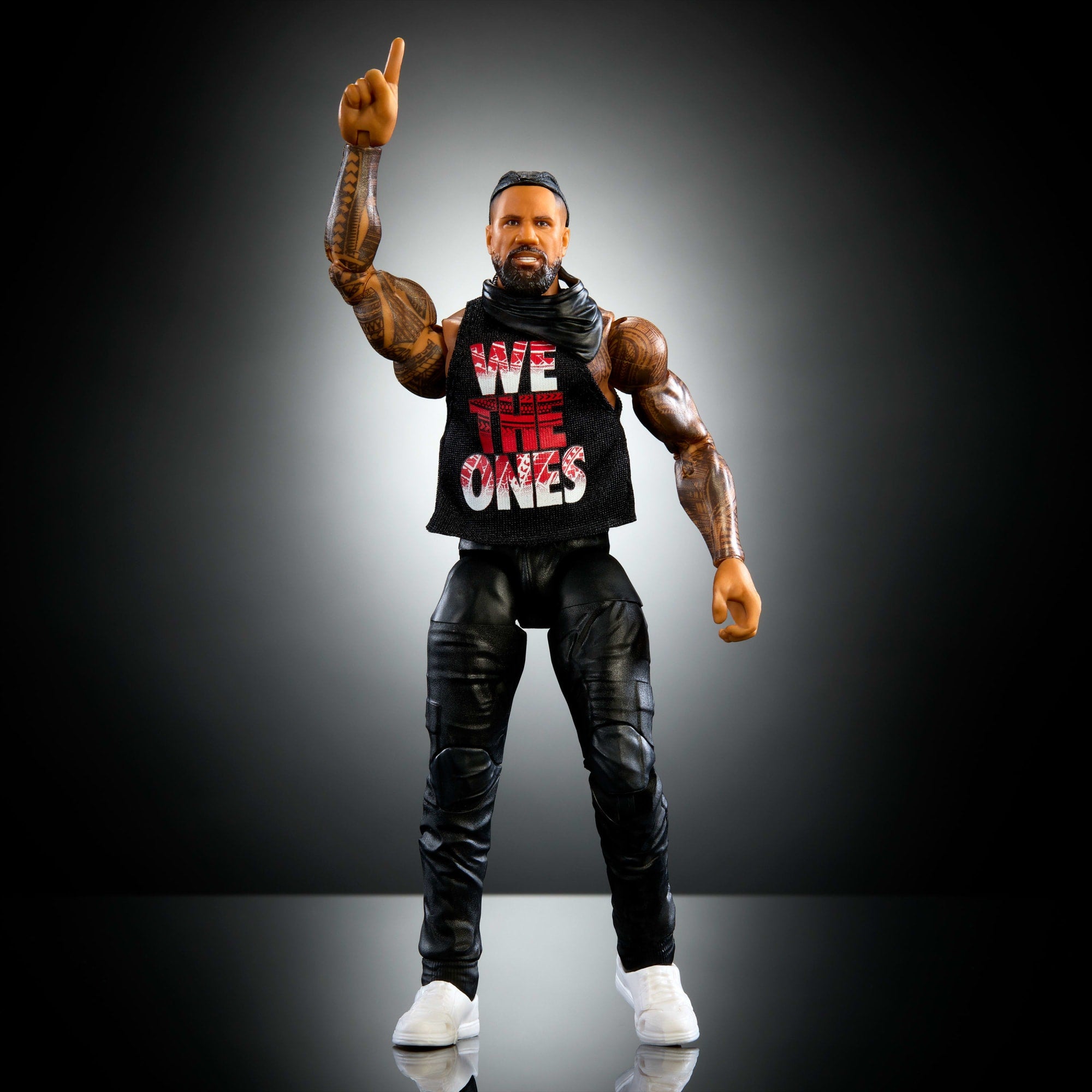 WWE Figura de Acción Elite Jimmy Uso rojo - Image 4