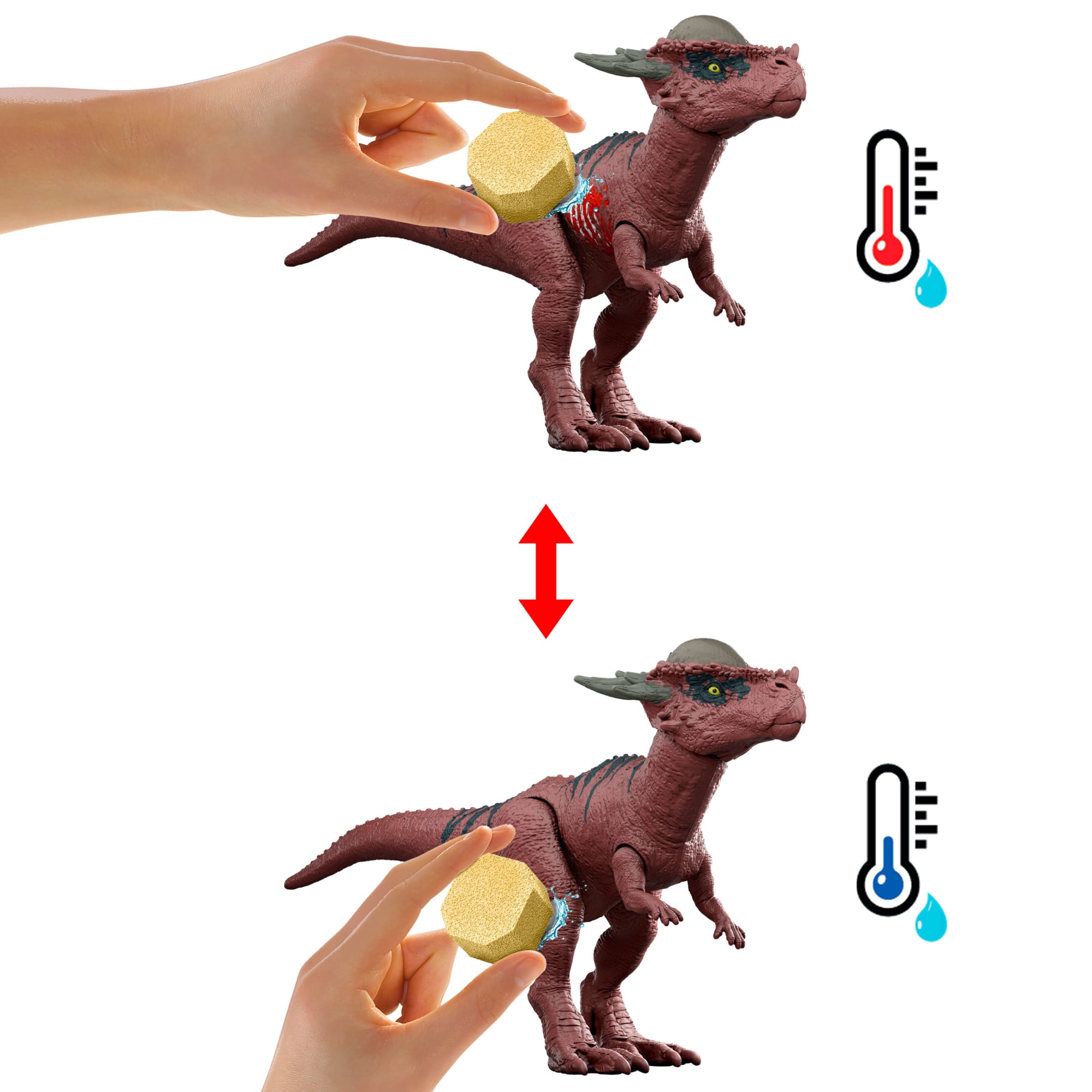 Jurassic World Dinossauro de Brinquedo Pacote de Batalha Dino Reveal - Image 5