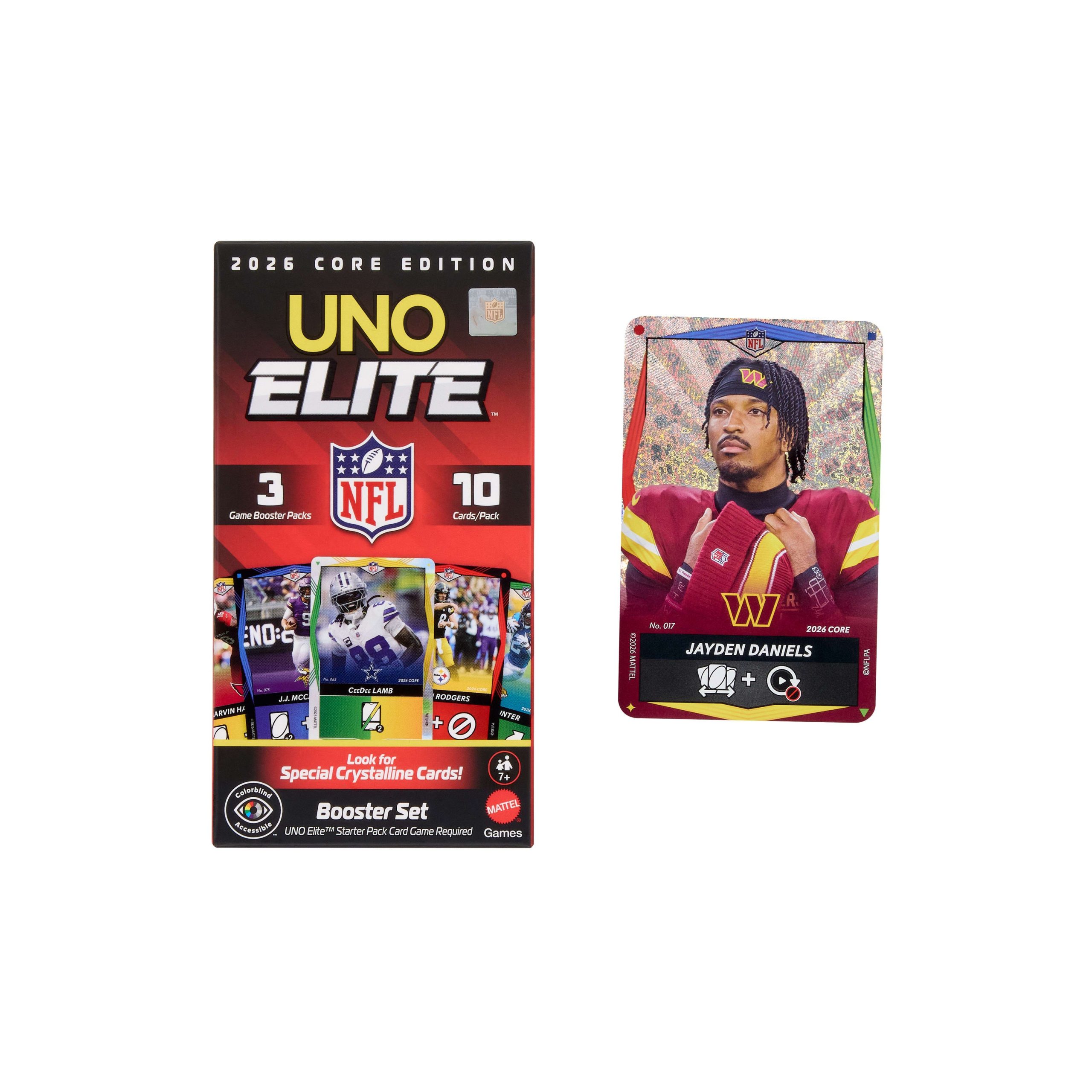 UNO Elite NFL 2026 Core Edition Booster Set For Kids. Fans. Adults & Family Night - Image 4