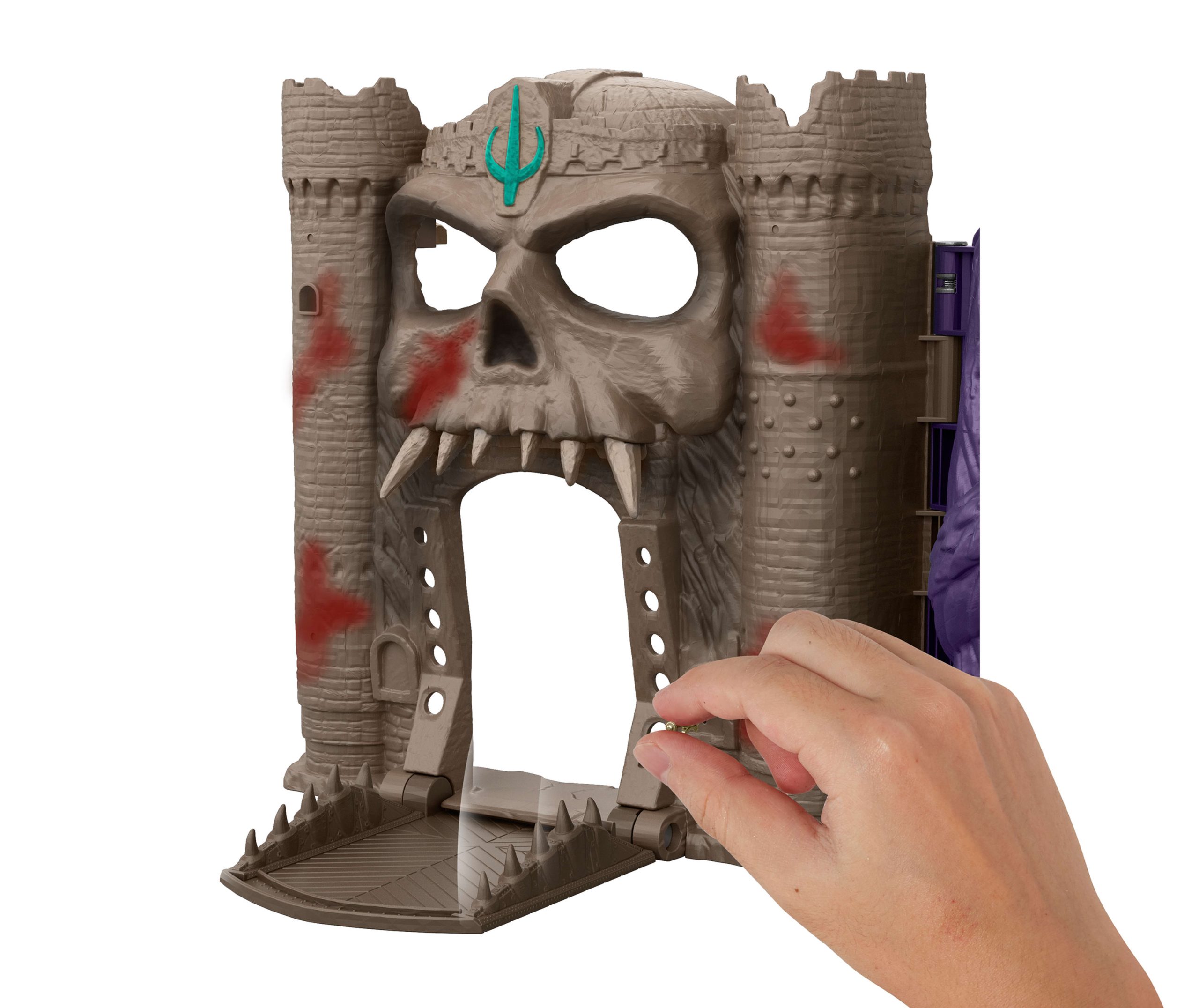 Masters Of The Universe Battle For Eternia Playset. Castle Grayskull. Snake Mountain & Skeletor - Image 5