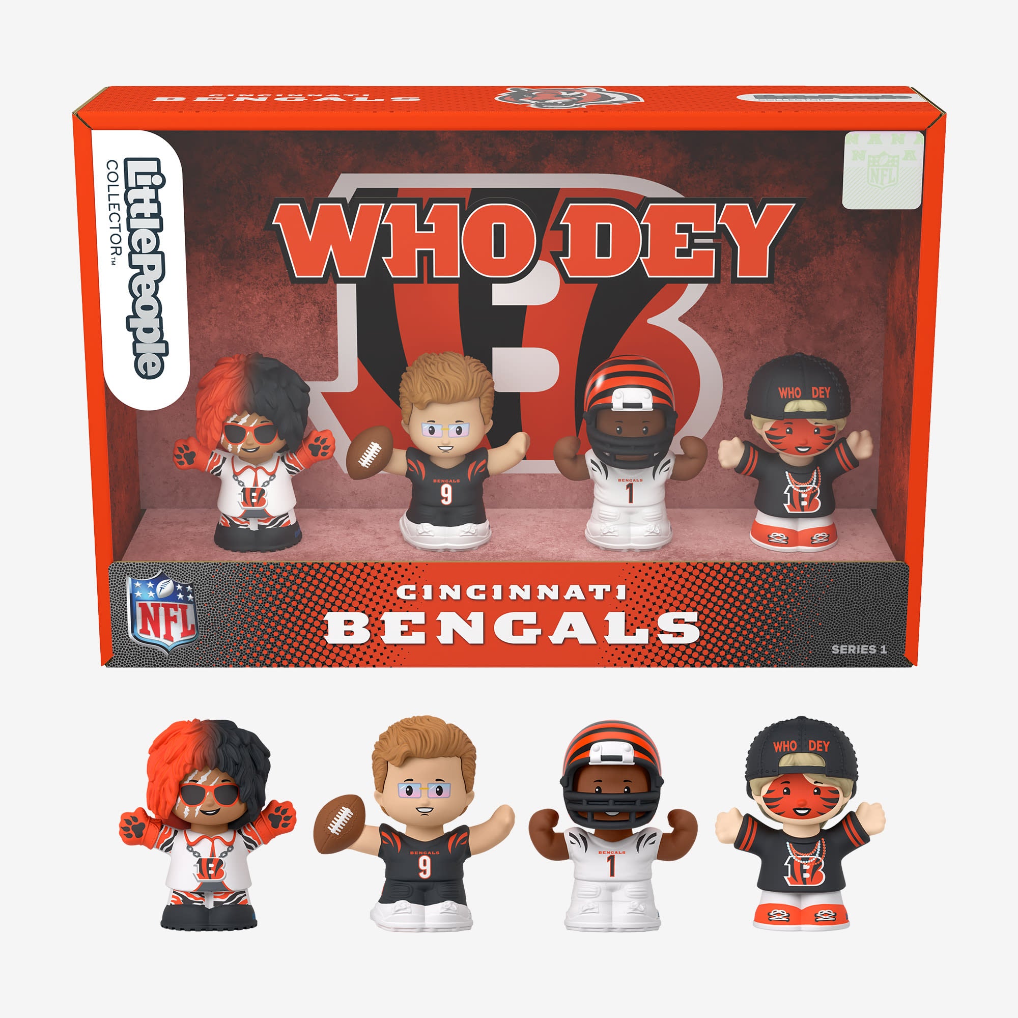 Little People Collector x NFL Cincinnati Bengals Set - Image 3