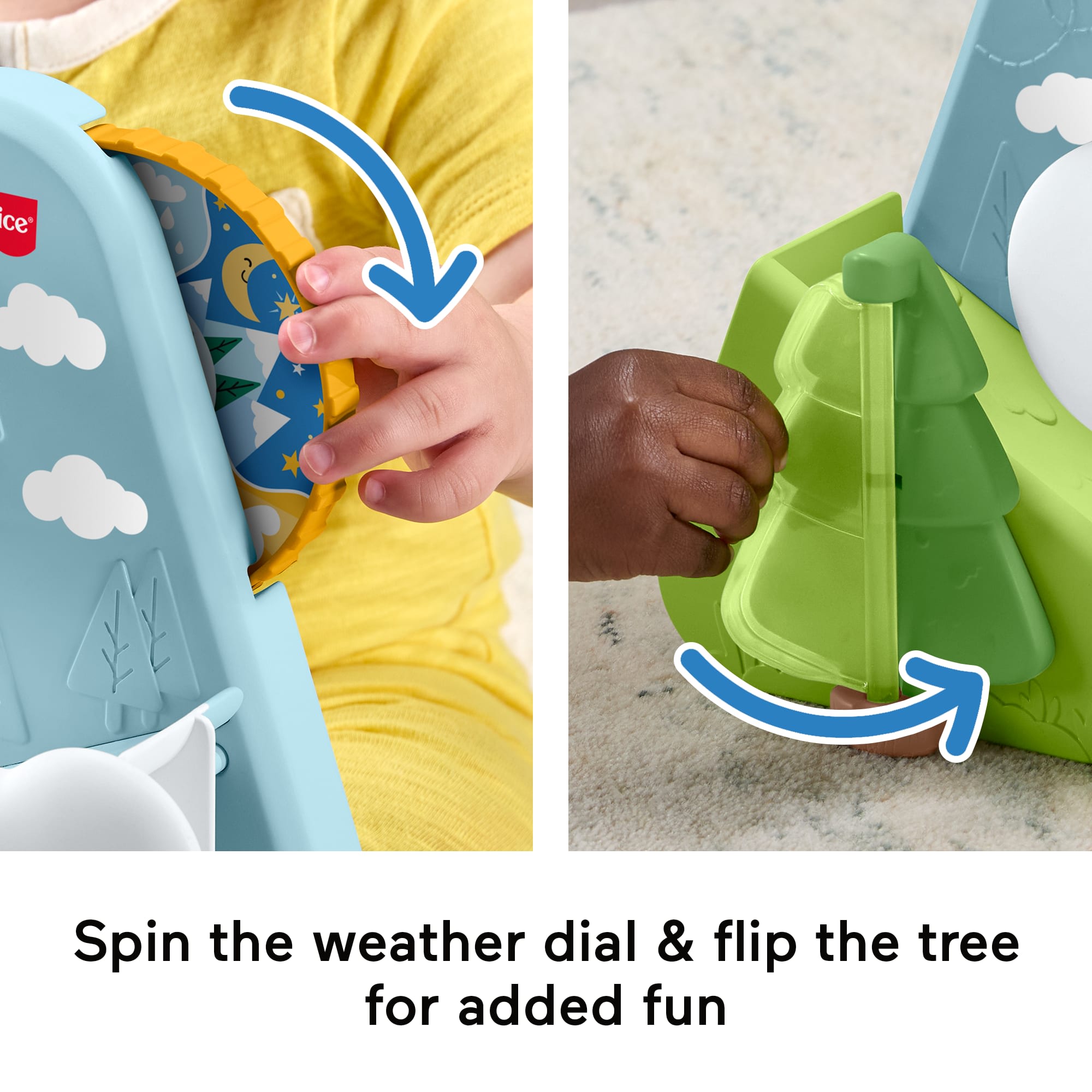 Fisher-Price Friendship Forest Ball Drop Mountain Developmental Activity Toy For Baby. 5 Balls - Image 4