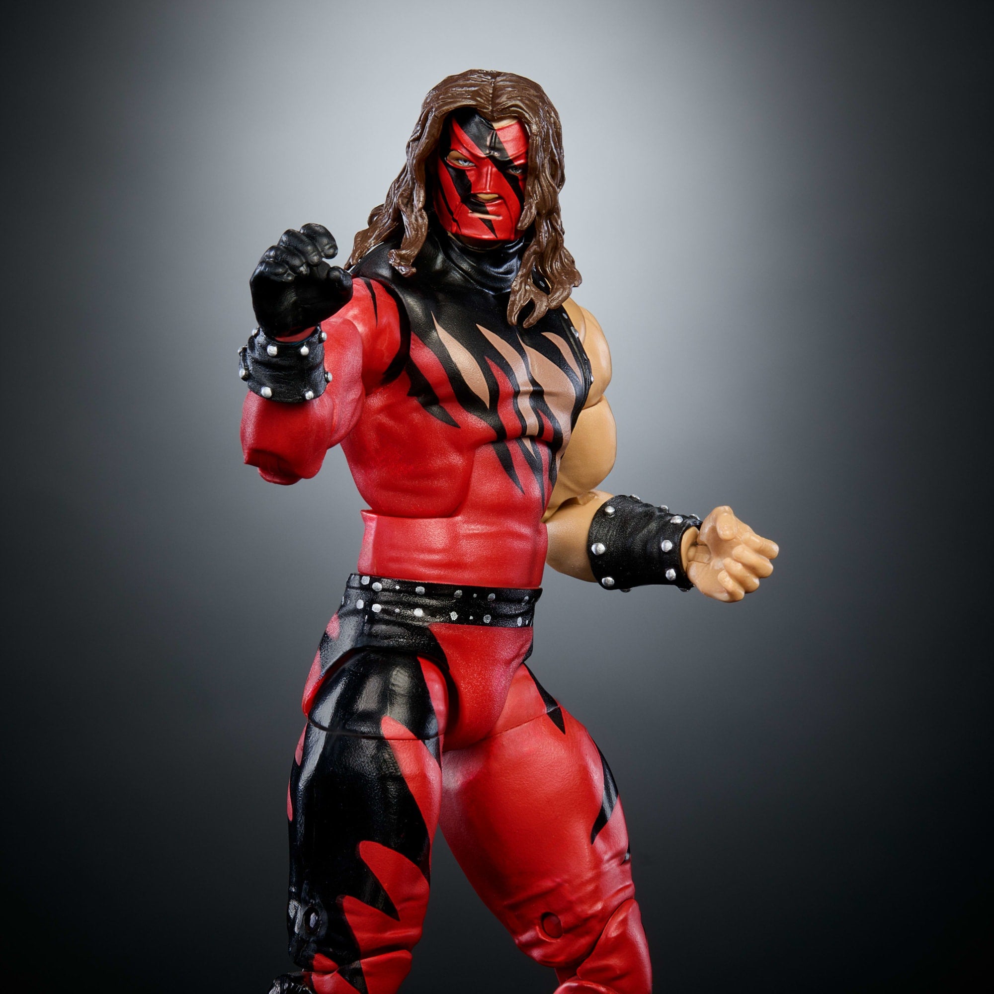 WWE Elite Collection Monday Night War Kane Action Figure & Golga Build-A-Figure Parts - Image 3