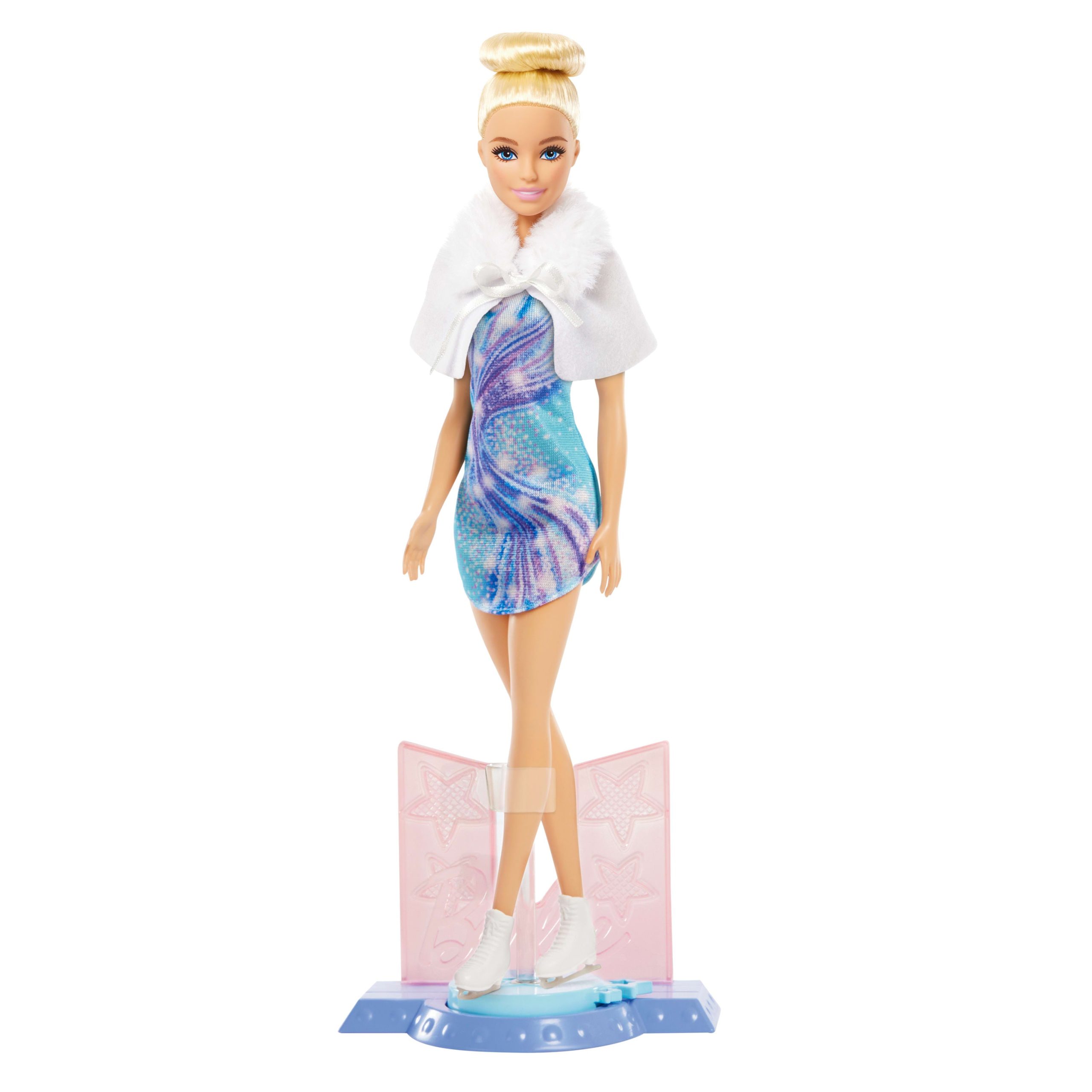Barbie Ice Skating Doll With Spinning Platform And 5 Themed Accessories - Image 5
