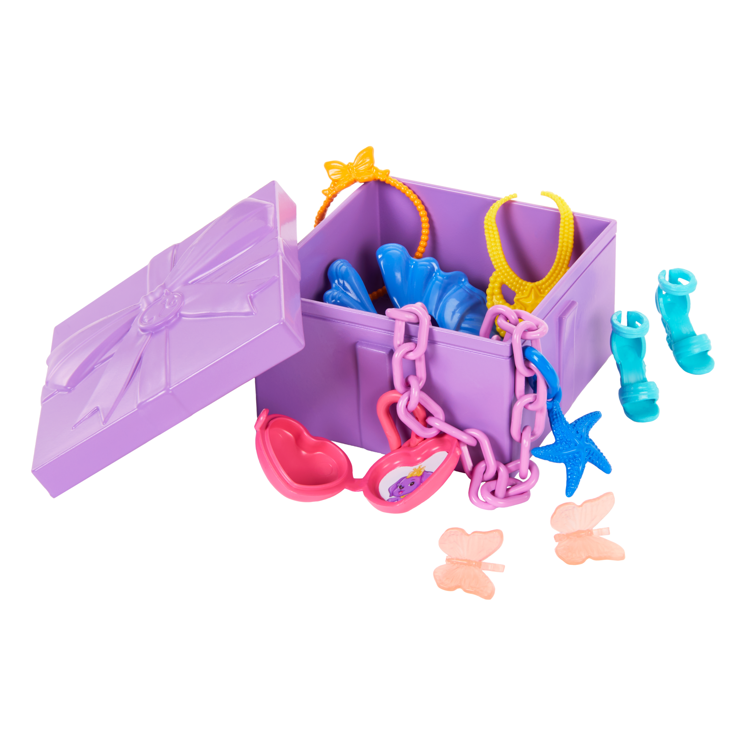 Barbie 2025 Advent Calendar. Fashion Doll & 24 Surprise Accessories. Transform To Mermaid & More - Image 4