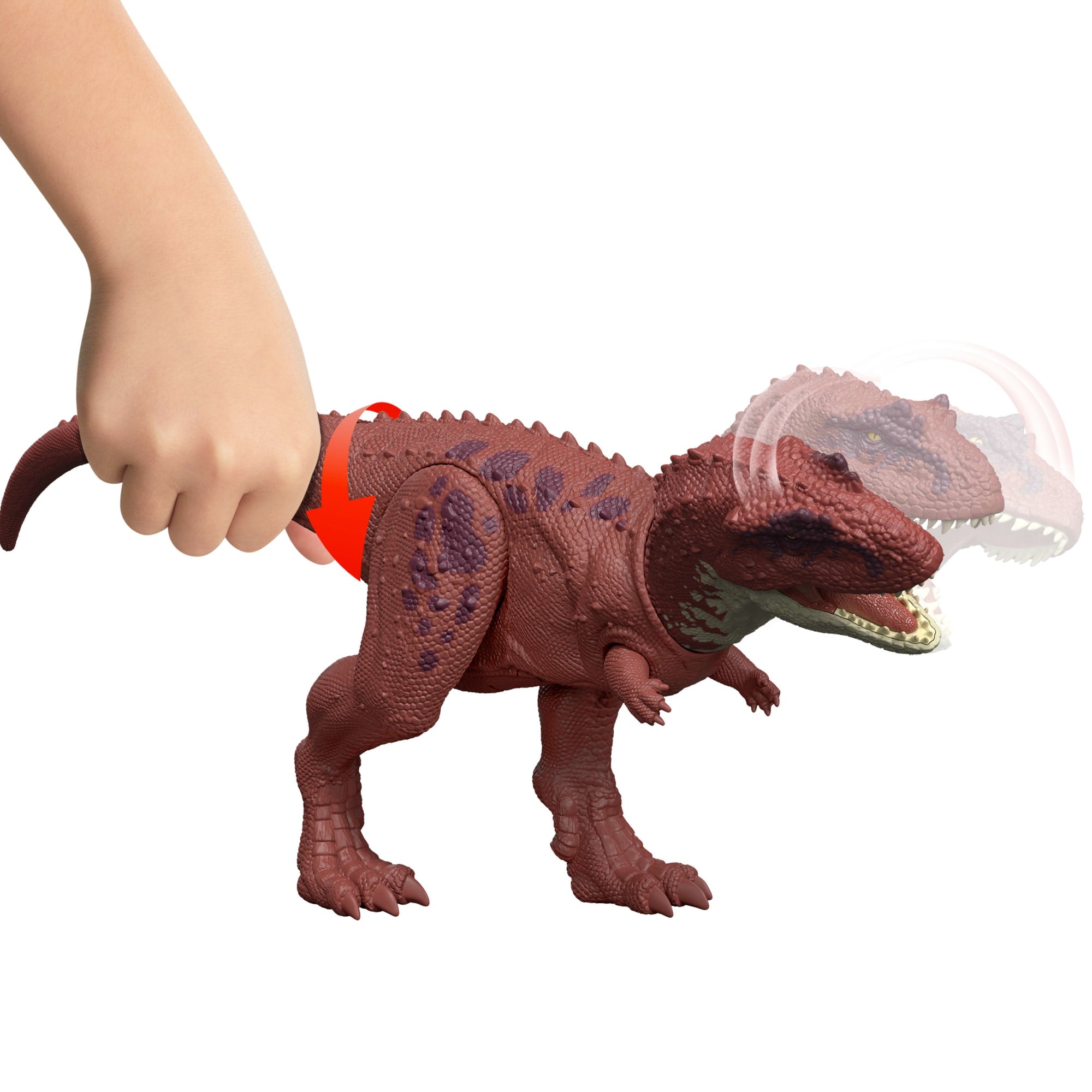 Jurassic World Dinosaurio de Juguete Rebirth Rugido Salvaje Aucasaurus - Image 3