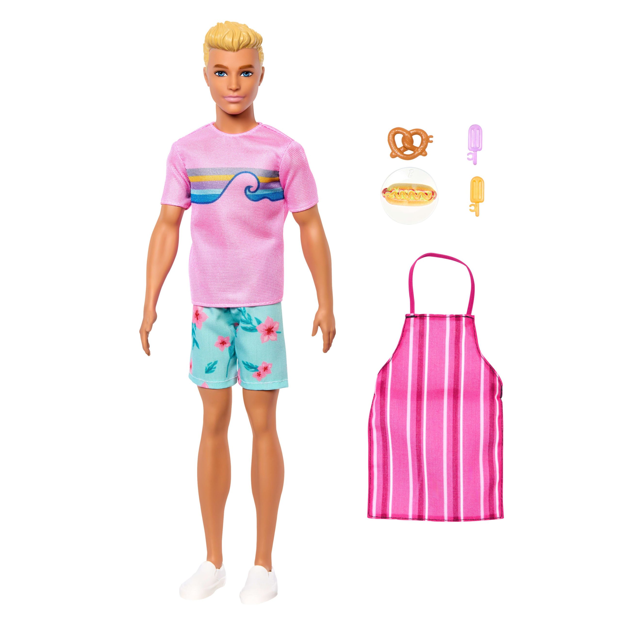Barbie Mysteries: Beach Detectives Ken Doll in Signature Outfit With Storytelling Accessories - Image 4