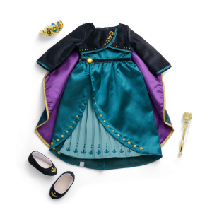 Disney Frozen Queen Anna Outfit & Accessories for 18-inch Dolls by American Girl®