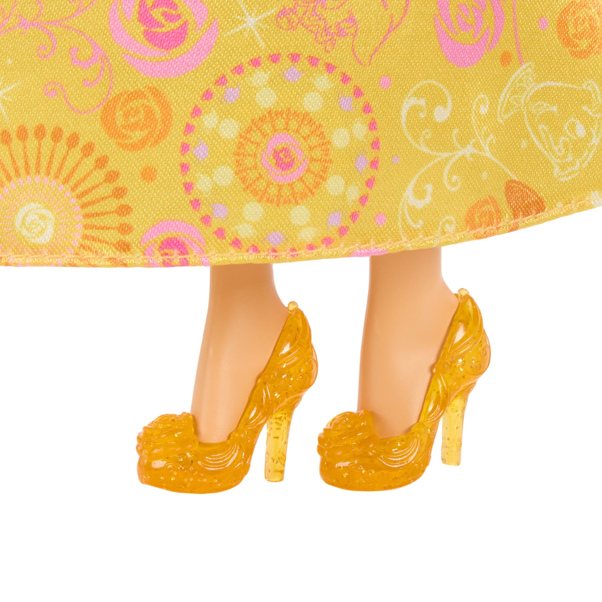 Disney Princess 2-In-1 Stories Belle Fashion Doll With 2 Snap-On Bodices. 2 Skirts & 9 Accessories - Image 5