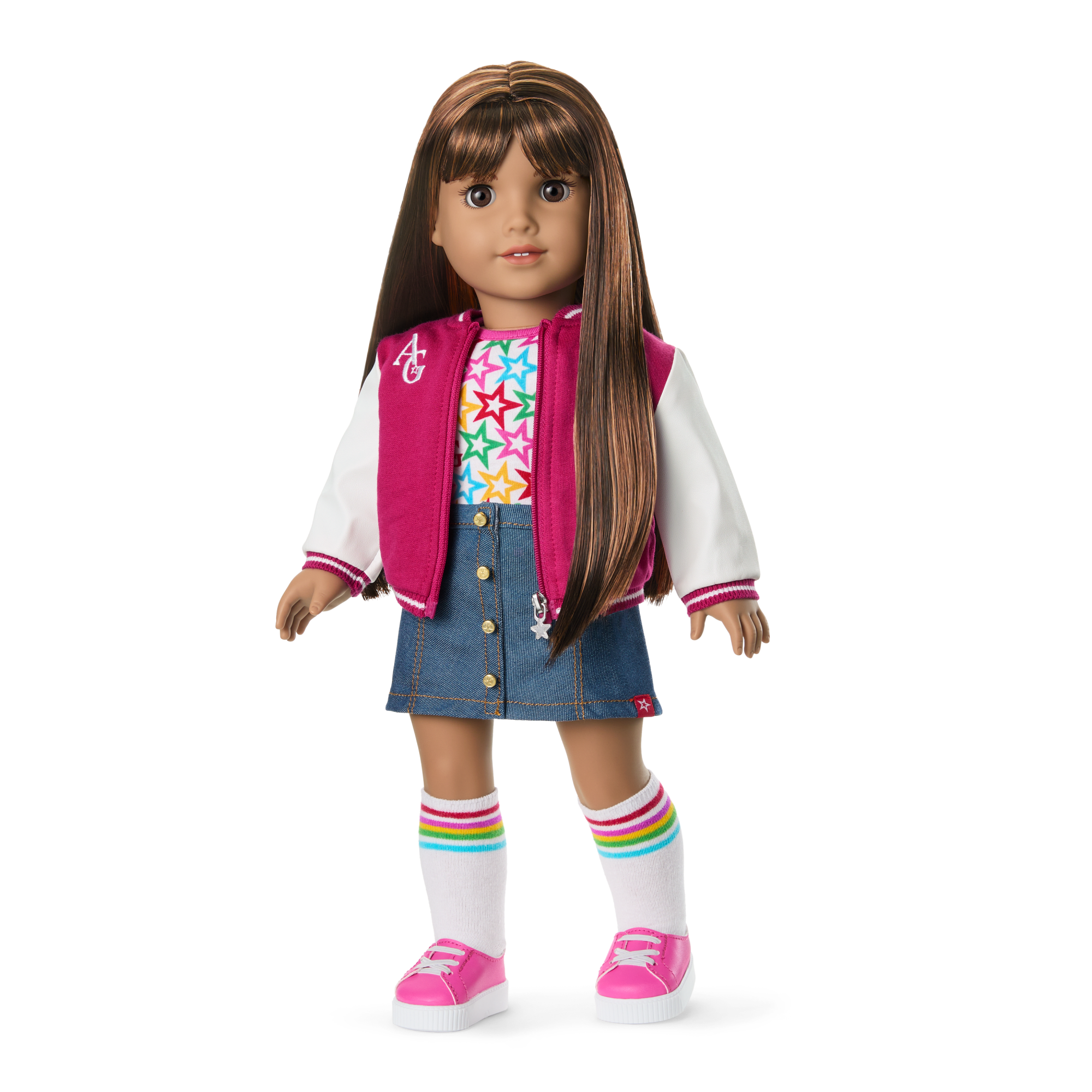 Truly Me™ 18-inch Doll #122 with straight dark-brown hair - Image 2