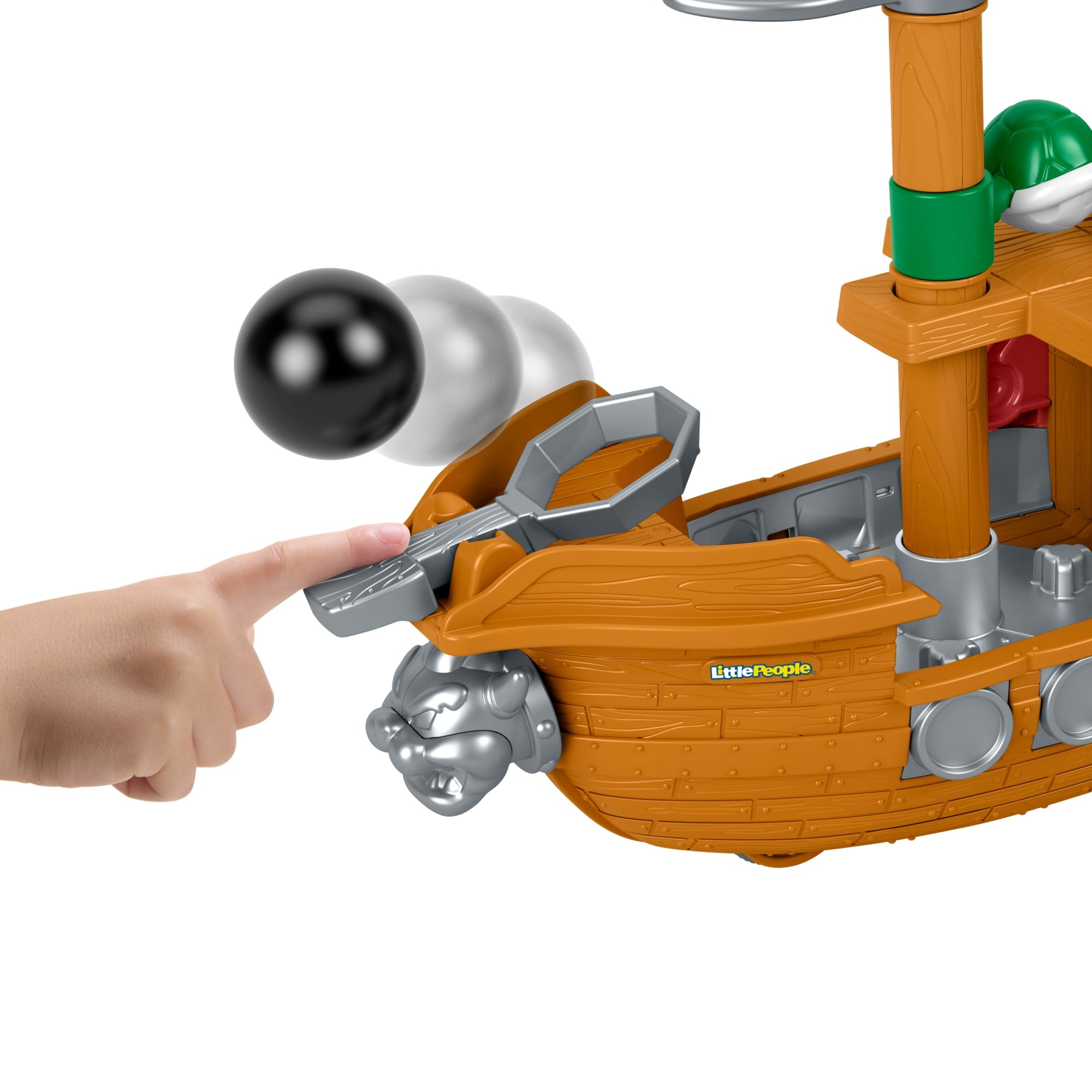 Little People Mario Bros Brinquedo para Bebês FP Little People Navio De Batalha De Bowser - Image 3