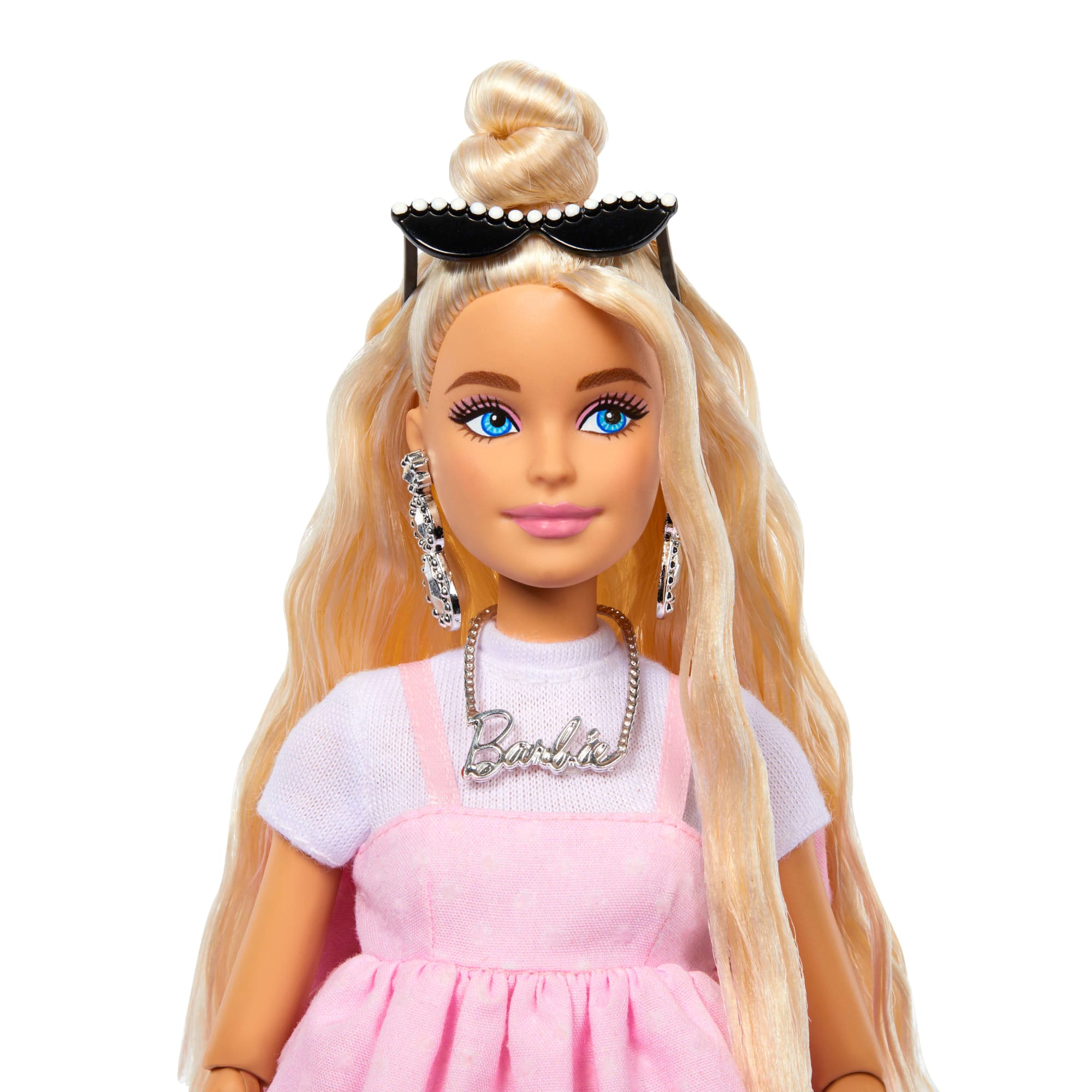 Barbie Fashionista Boneca Deluxe Vestido Rosa com Laço - Image 4