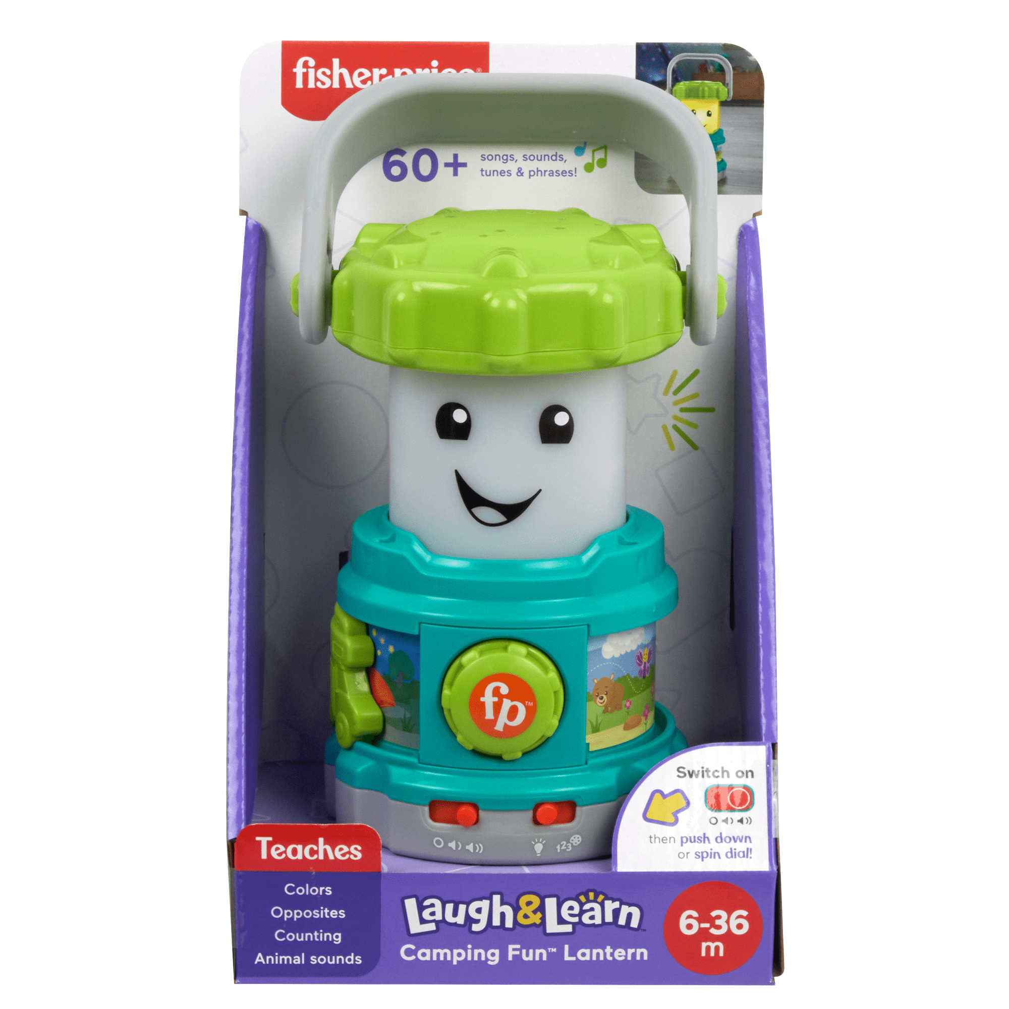 Fisher-Price Laugh & Learn Camping Fun Lantern Baby & Toddler Learning Toy With Lights & Music - Image 6