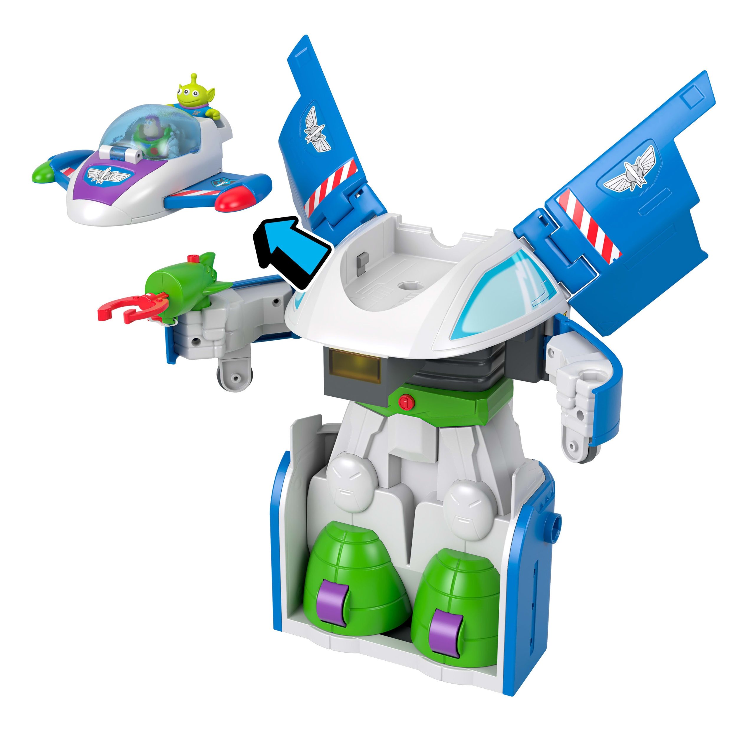 Imaginext Toy Story-Vaisseau Transformable de Buzz L'Éclair - Image 2