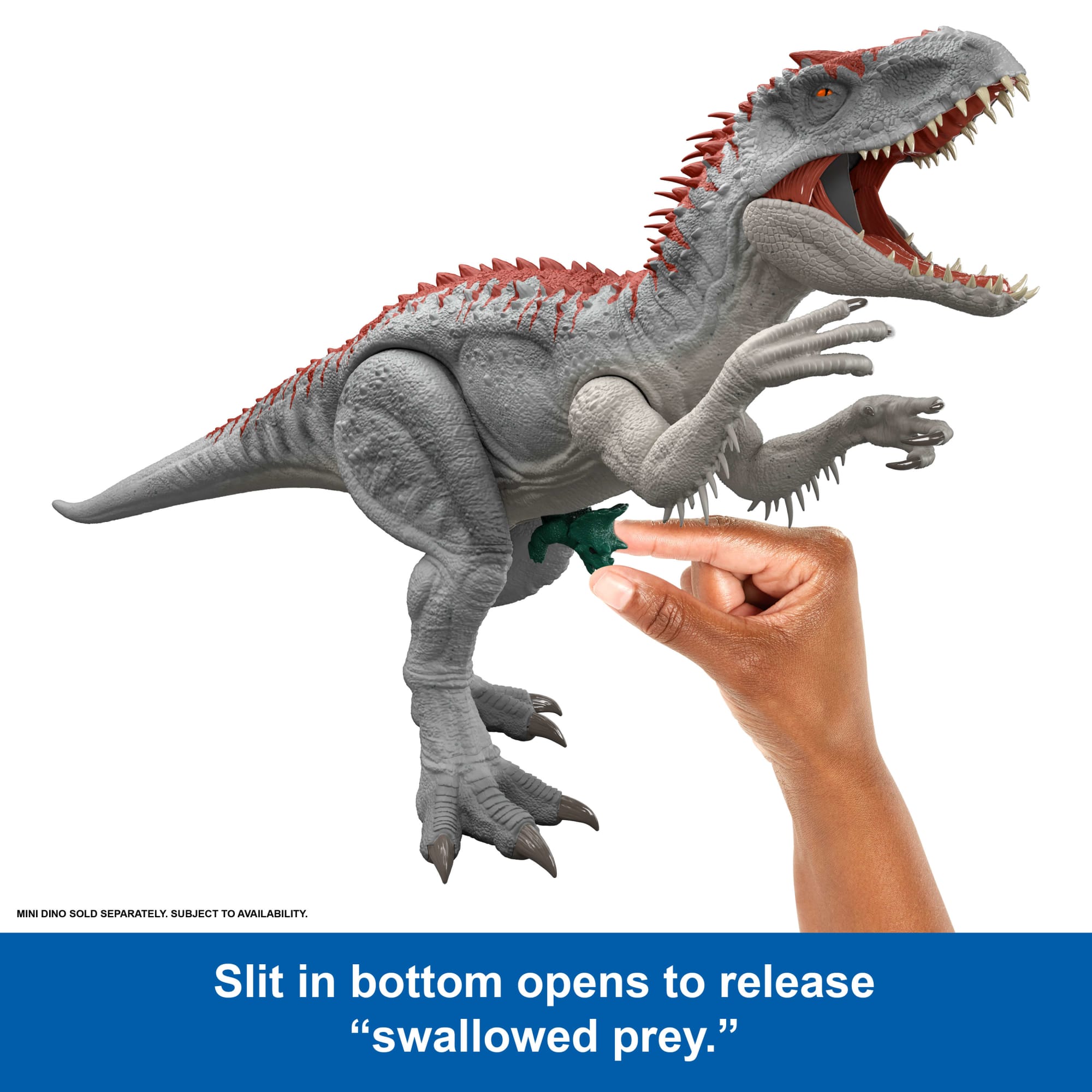 Jurassic World Electronic Real Feel Indominus Rex. Reimagined Dinosaur Action Figure Toy - Image 5