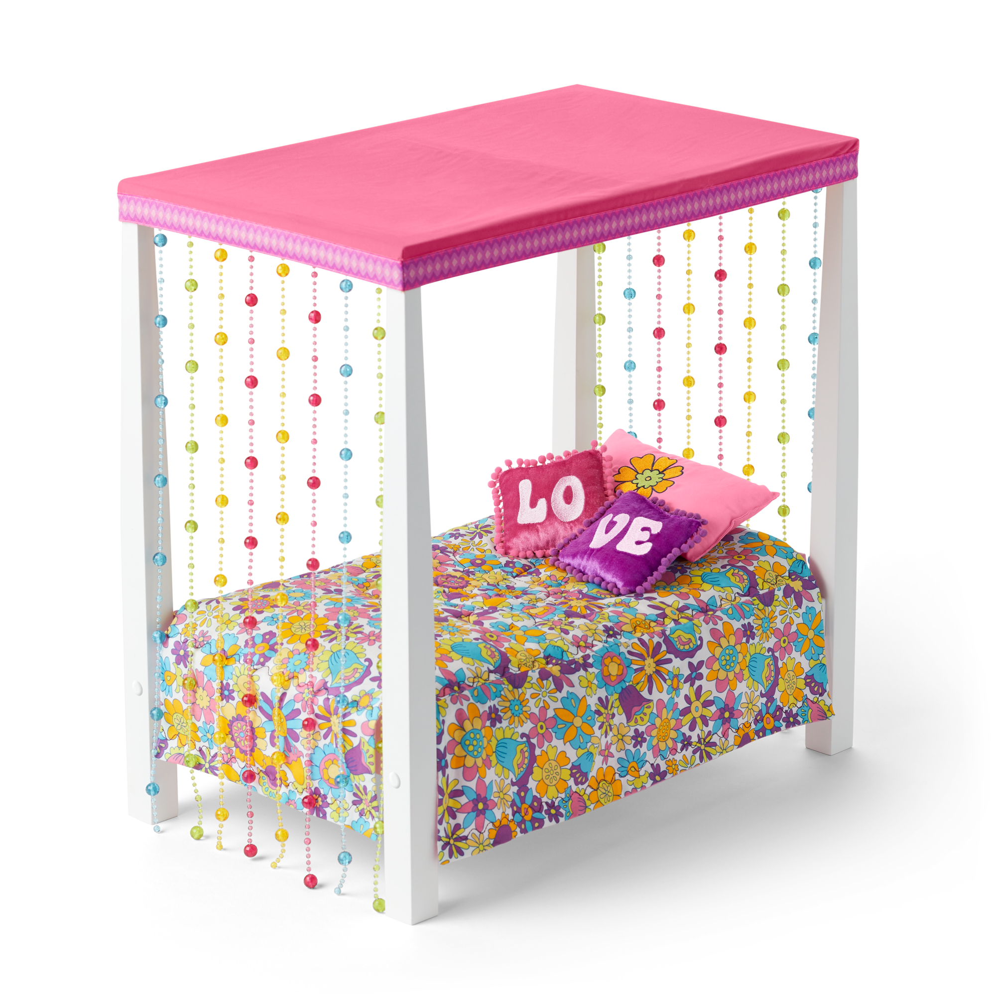Julie's™ Groovy Bed & Bedding for 18-inch Dolls (Historical Characters)