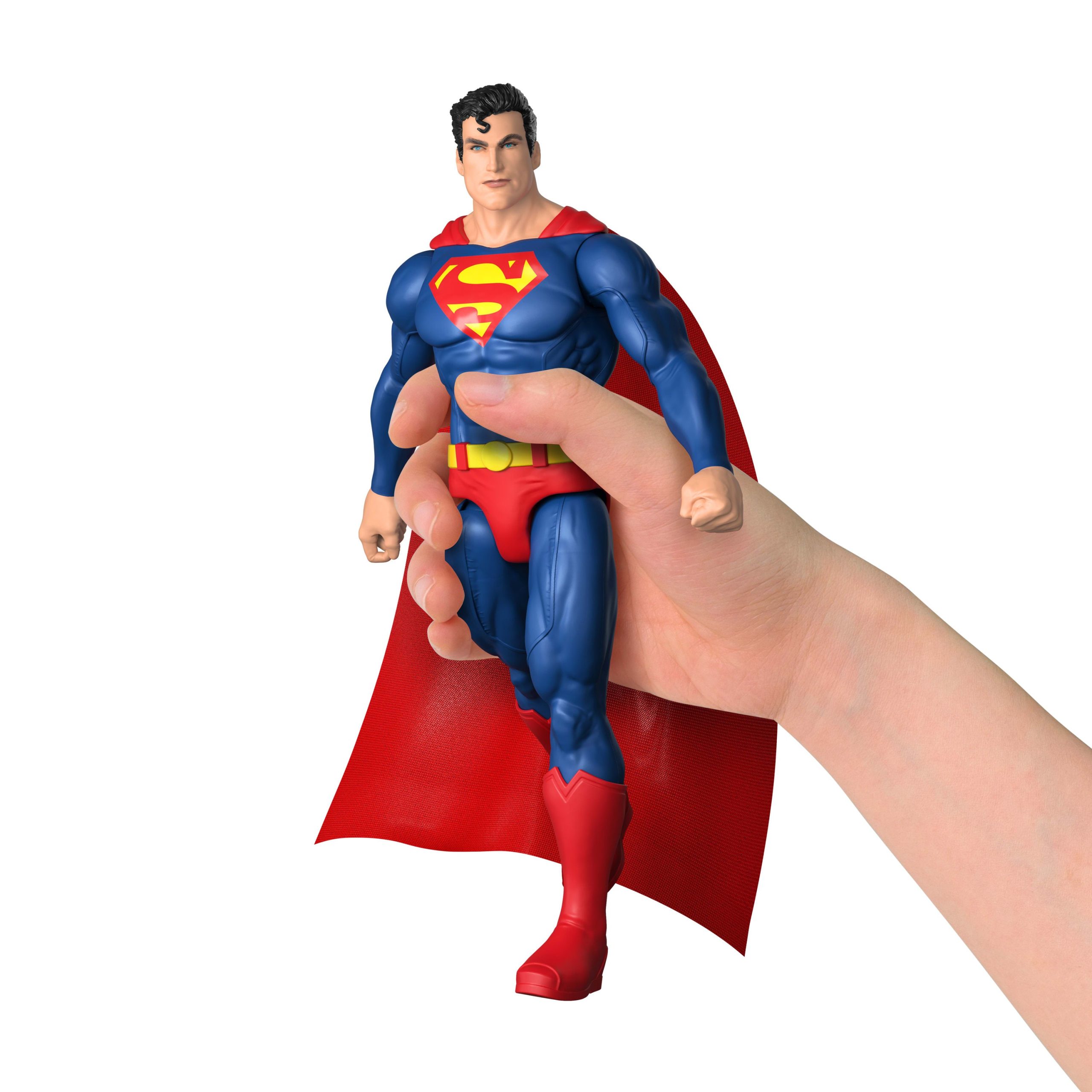 DC 12-inch Superman Action Figure. Classic Super Suit. 7 Points Of Articulation - Image 3