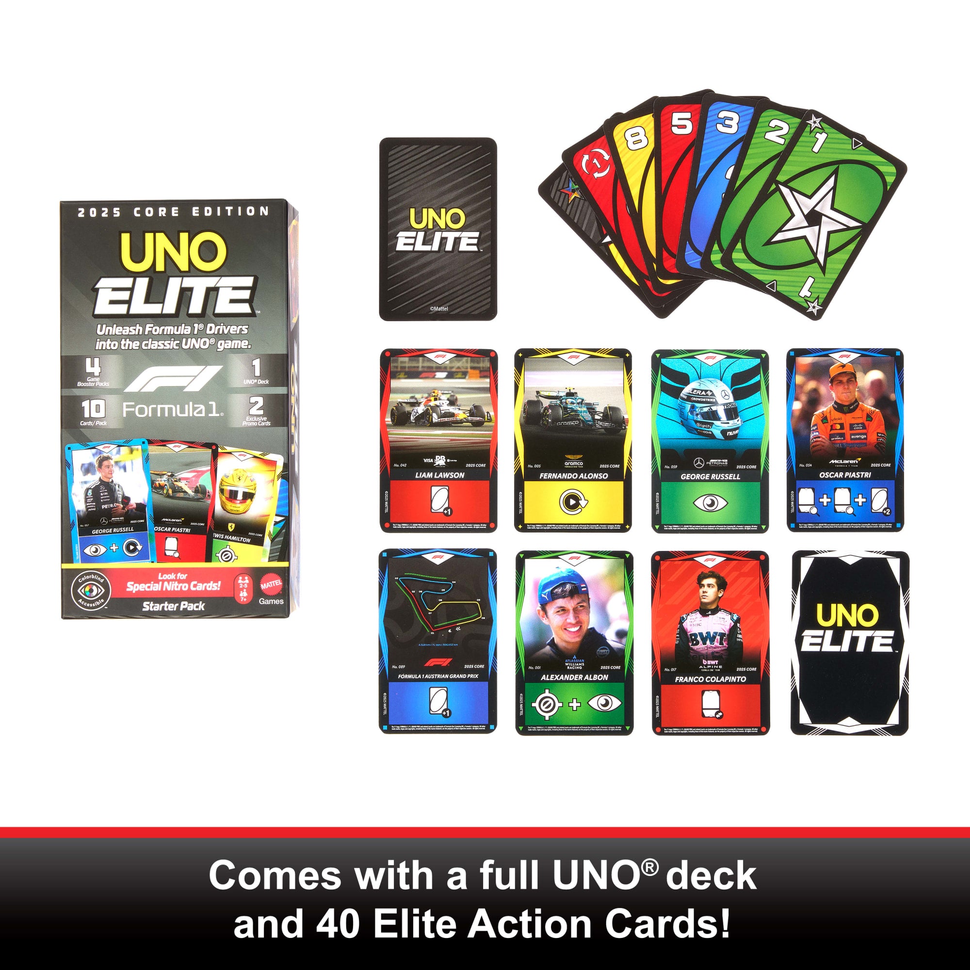 UNO Elite Formula 1 2025 Core Edition Starter Pack - Image 3
