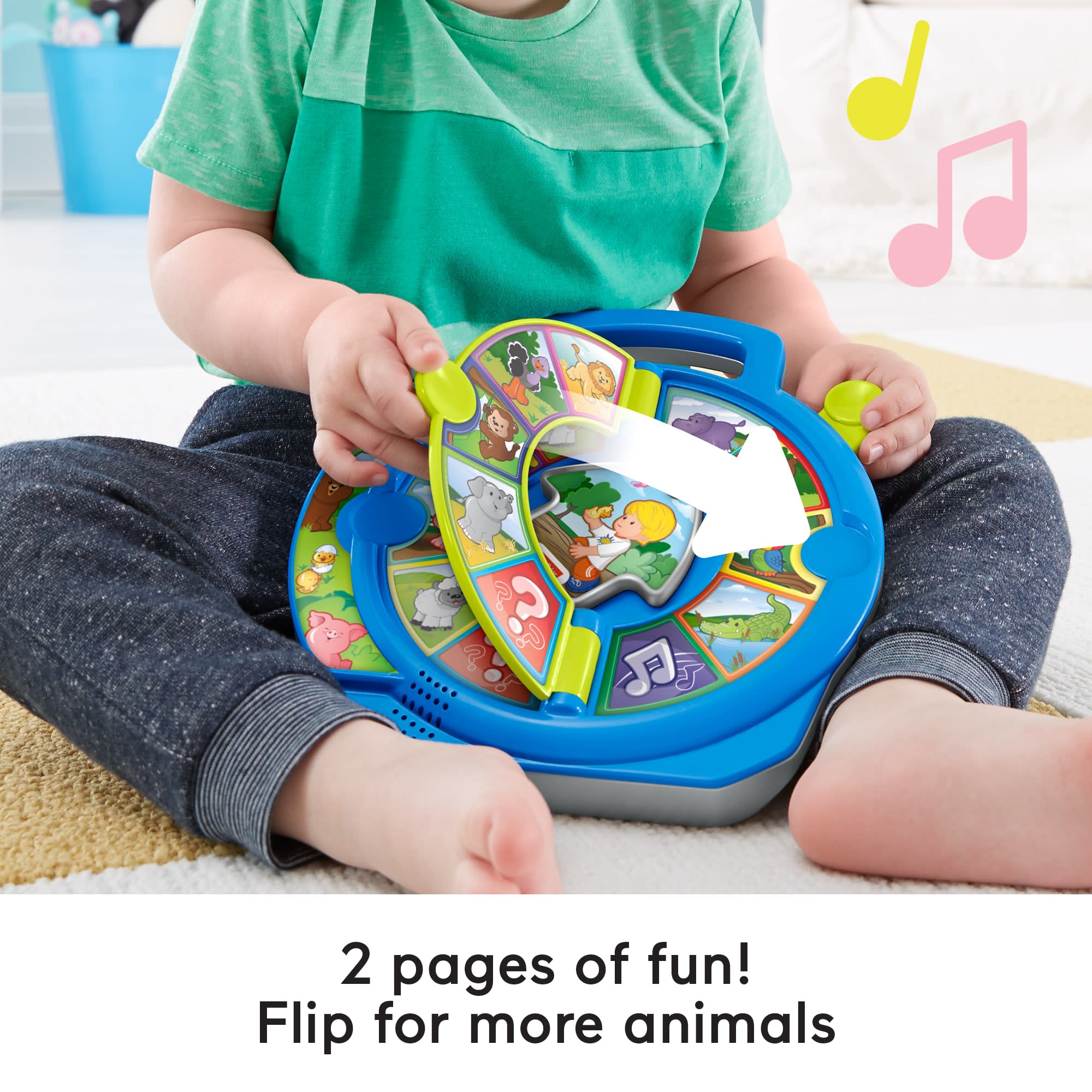 Fisher-Price Little People World Of Animals See 'n Say Toddler Musical Learning Toy - Image 4