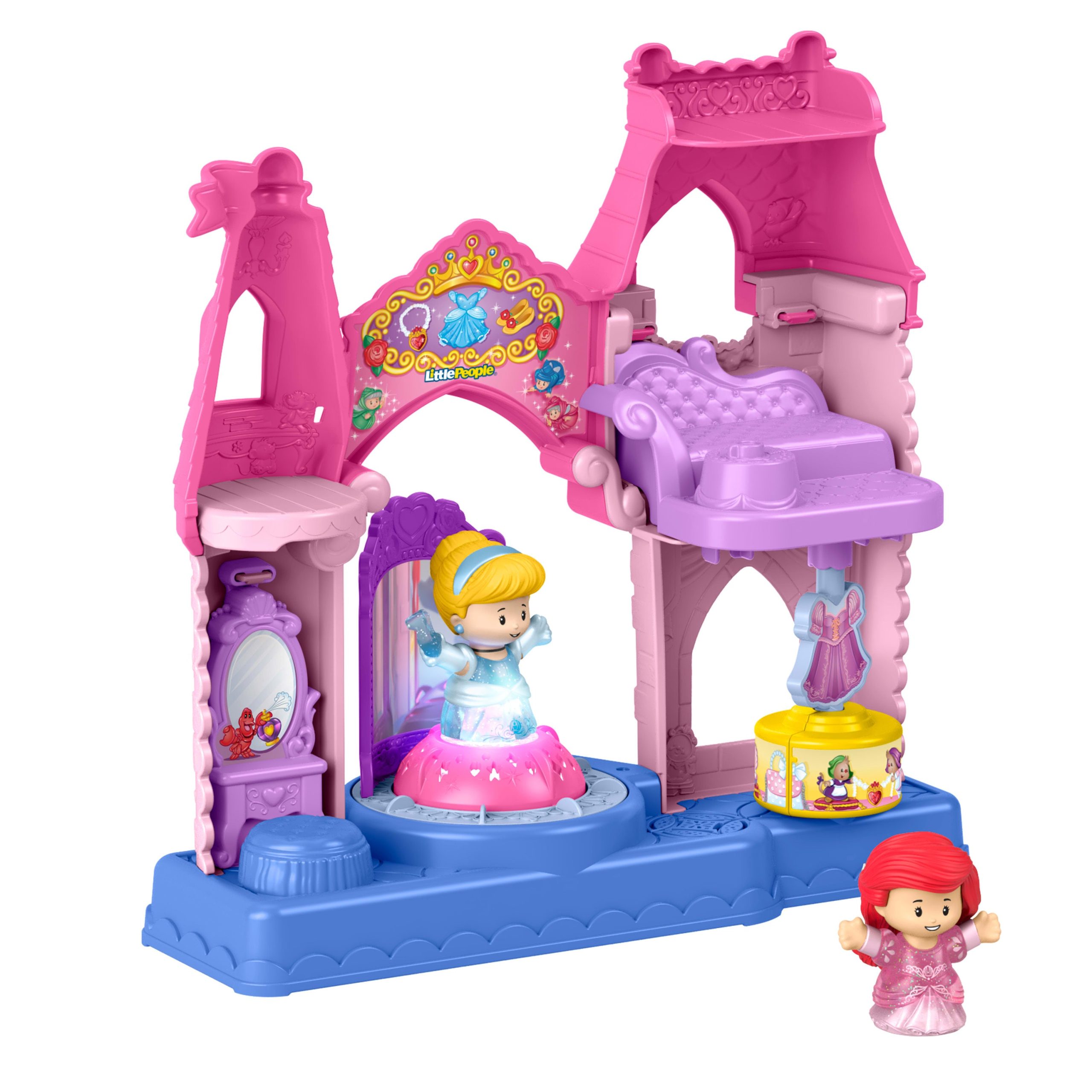 Fisher-Price Boutique de Robes Shimmer & Glow Princesses Disney Little People