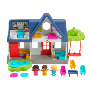 Fisher-Price Little People Friends Together Play House Toddler Learning Playset. 10 Pieces