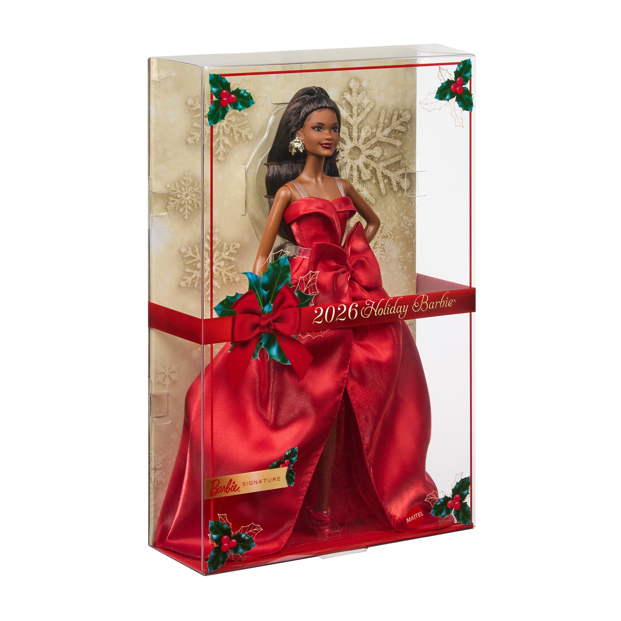Barbie Signature 2026 Holiday Barbie Doll with Black Hair - Image 7