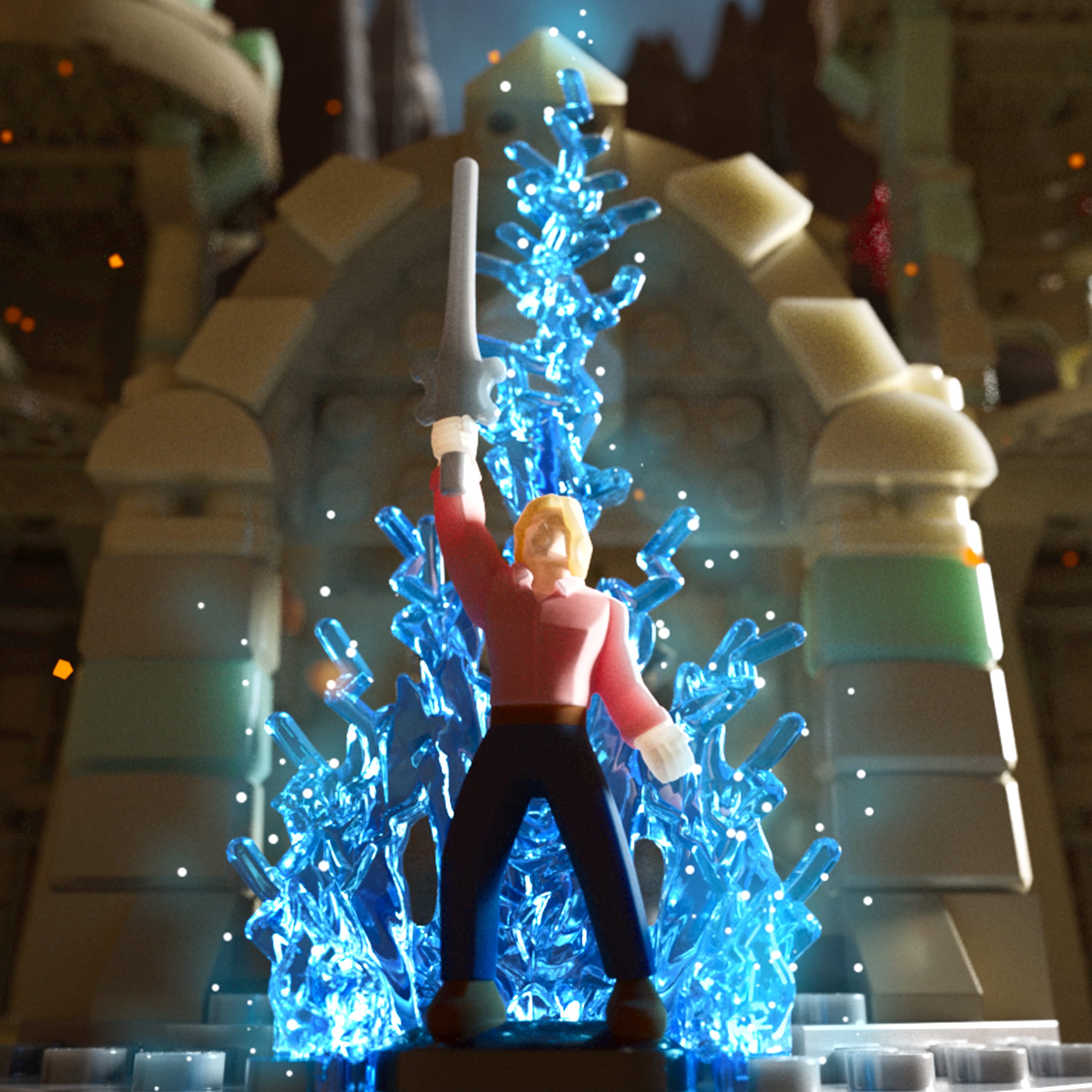 Mattel Brick Shop MOTU Batalla del Castillo de Grayskull - Image 6