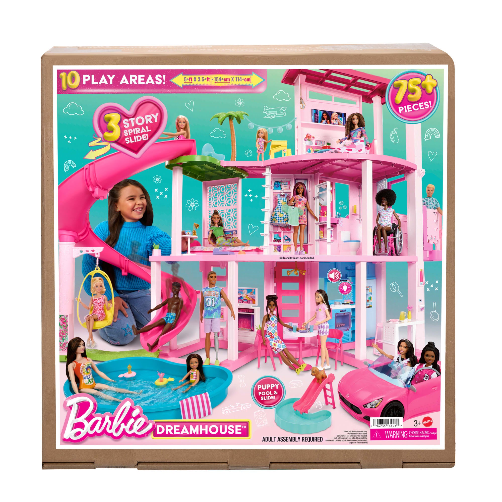Barbie® Coffret de Jeu Maison de Rêve. 3 Étages. 75+ Éléments - Image 6