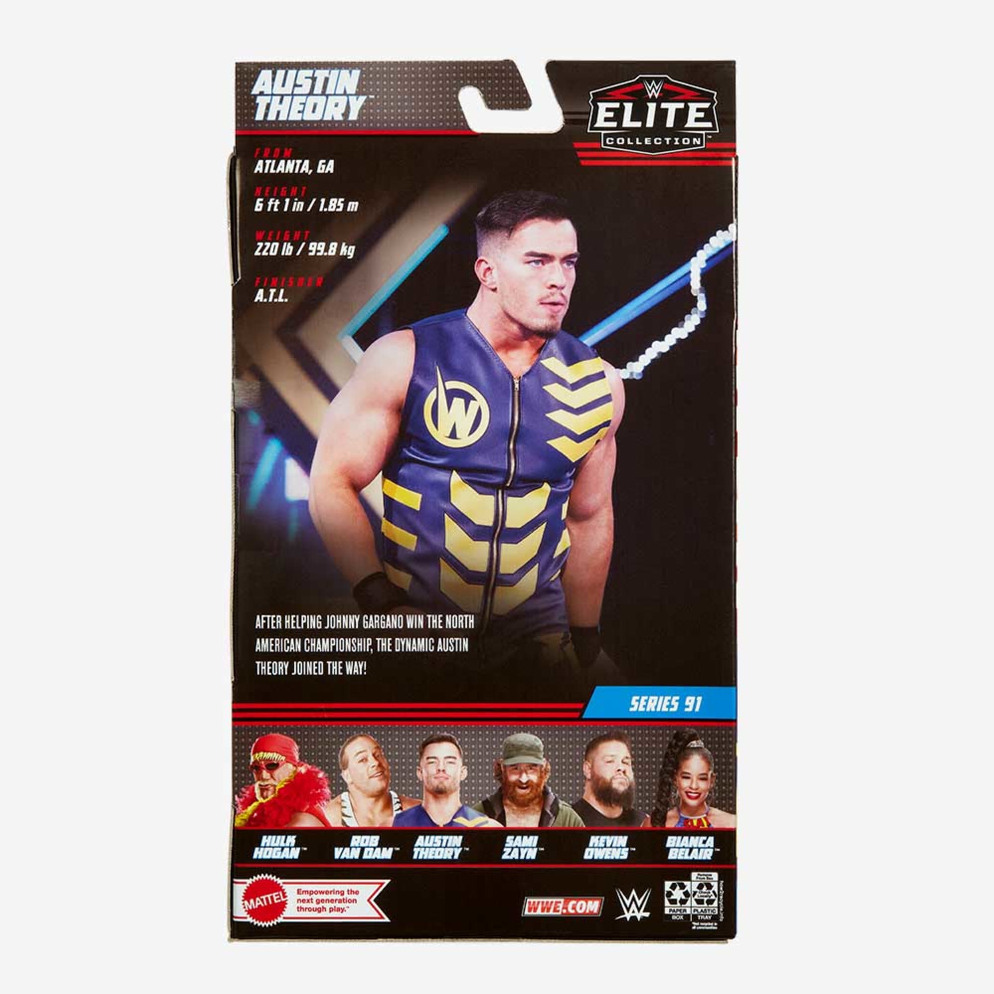 WWE Austin Theory Elite Collection Action Figure - Image 7