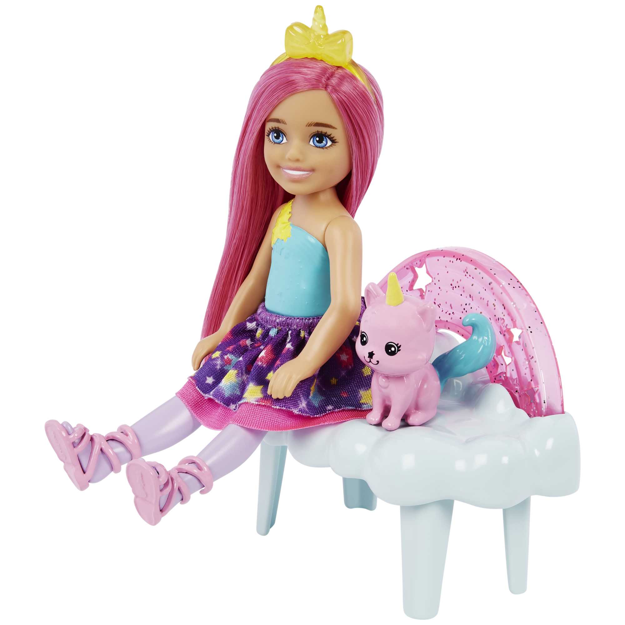 Barbie®-La Tête Dans Les Étoiles-Coffret Avec Poupée Chelsea et Chat - Image 3