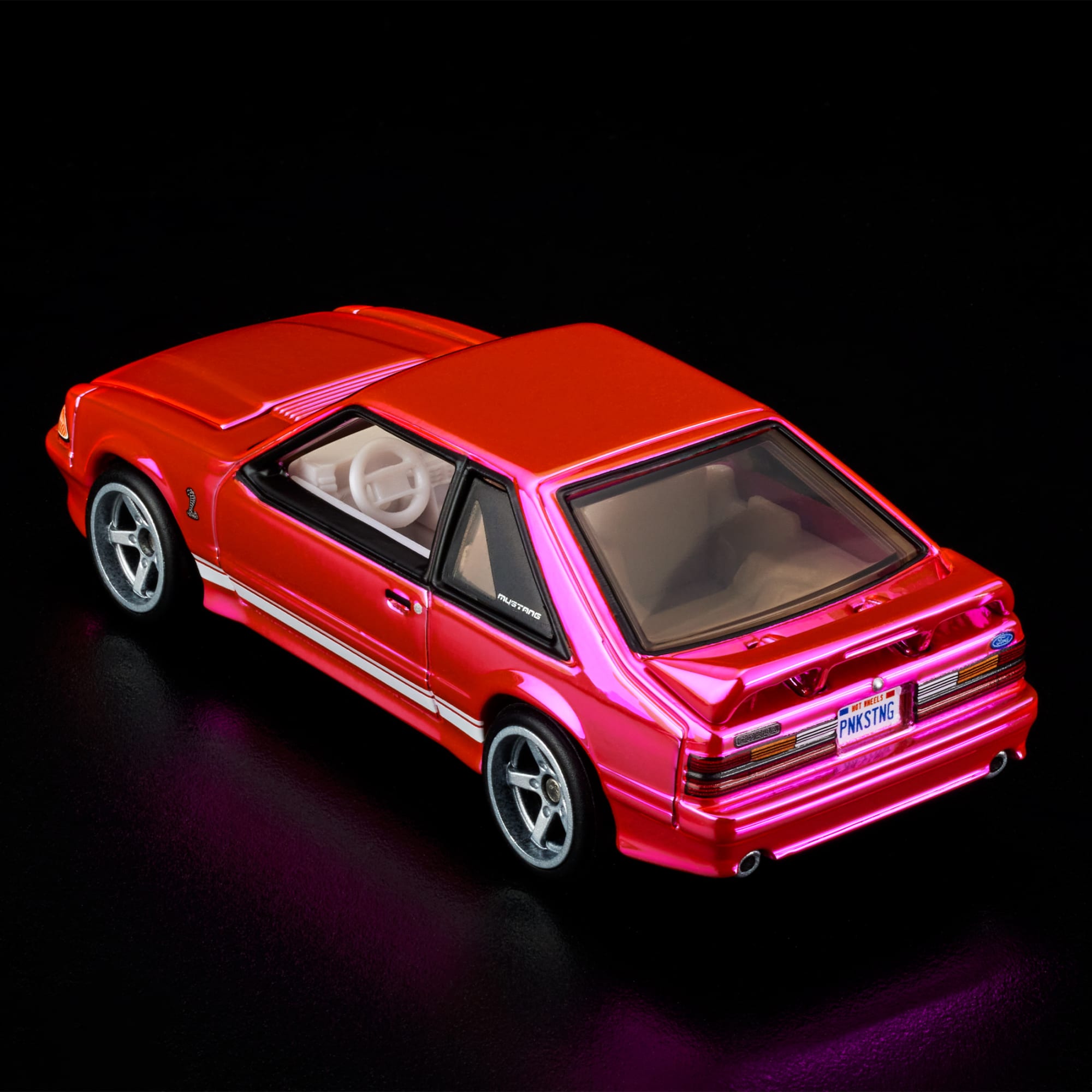 Hot Wheels RLC Exclusive Pink Edition 1993 Ford Mustang Cobra R - Image 4