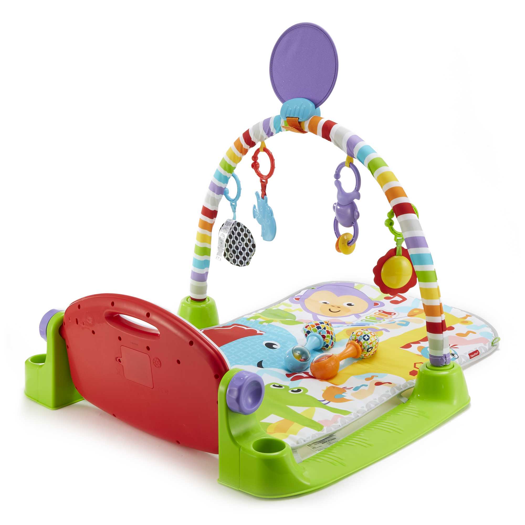 Fisher-Price Deluxe Kick & Play Piano Gym & Maracas - Image 4