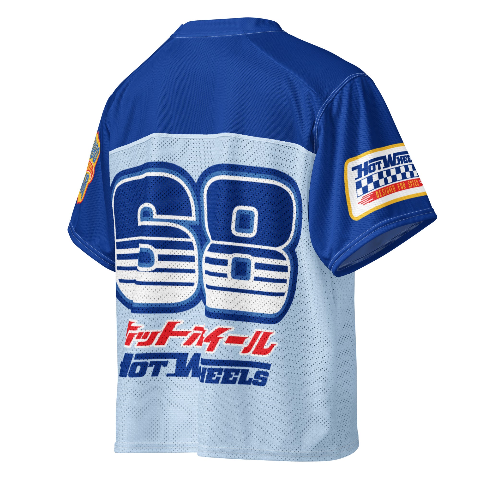 Hot Wheels in Katakana Blue Boxy Jersey - Image 2