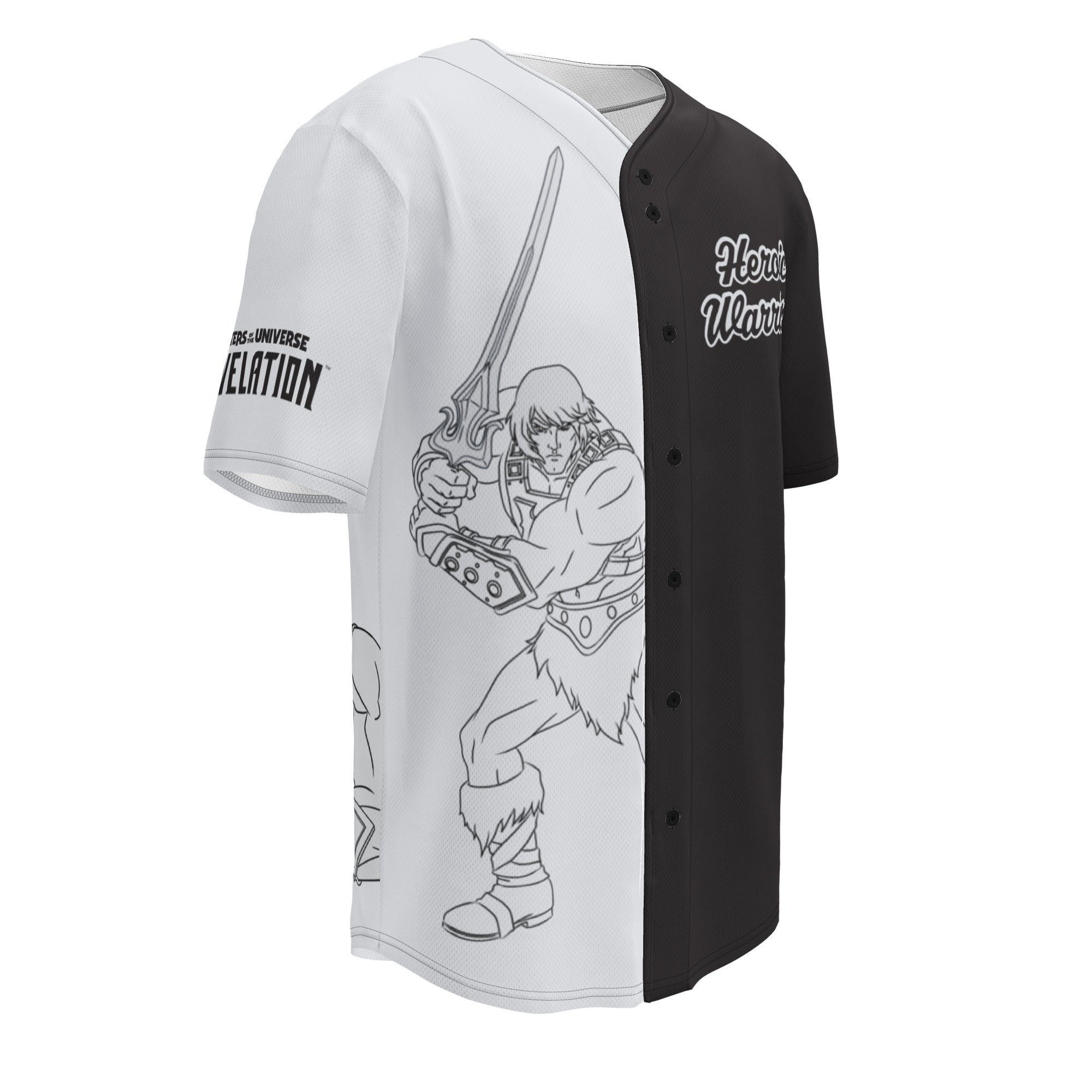 Masters of the Universe Club Heroic Warriors He-Man Multi Baseball Jersey - Image 2
