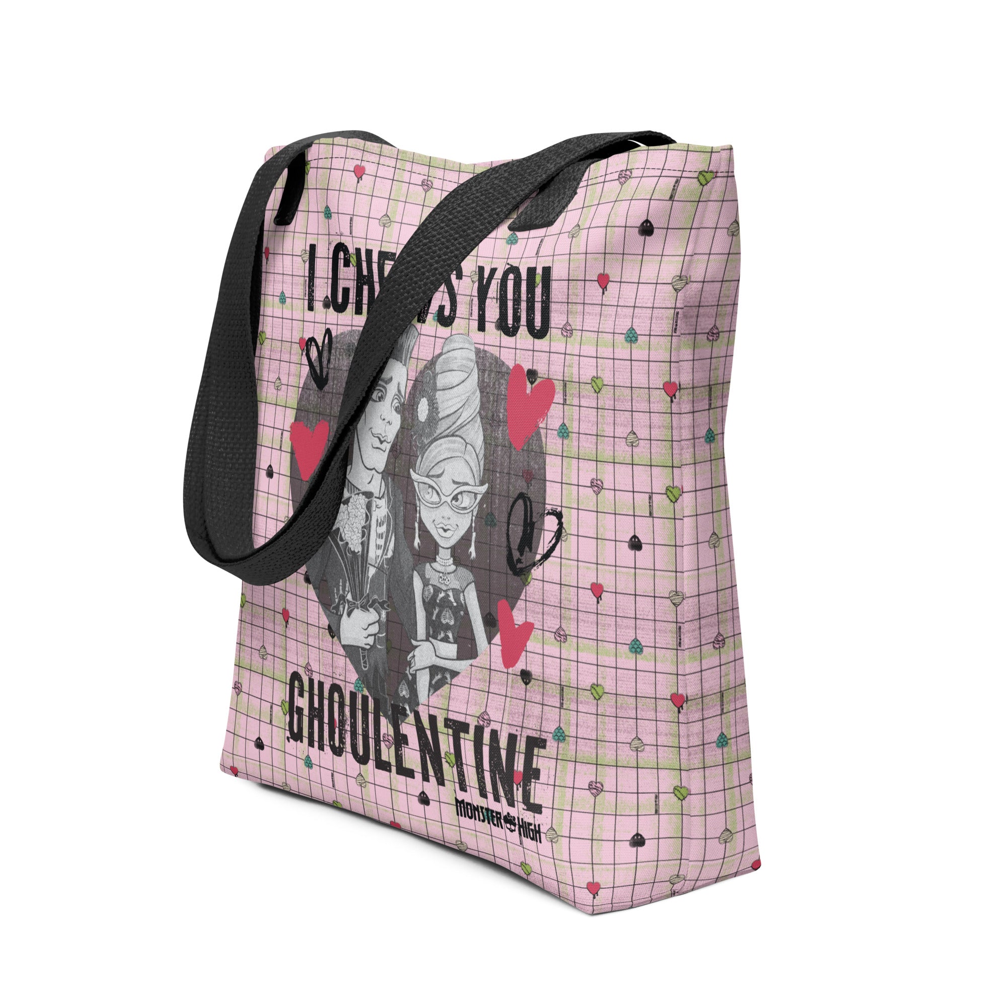 Monster High Ghoulentines Pink Tote Bag - Image 2