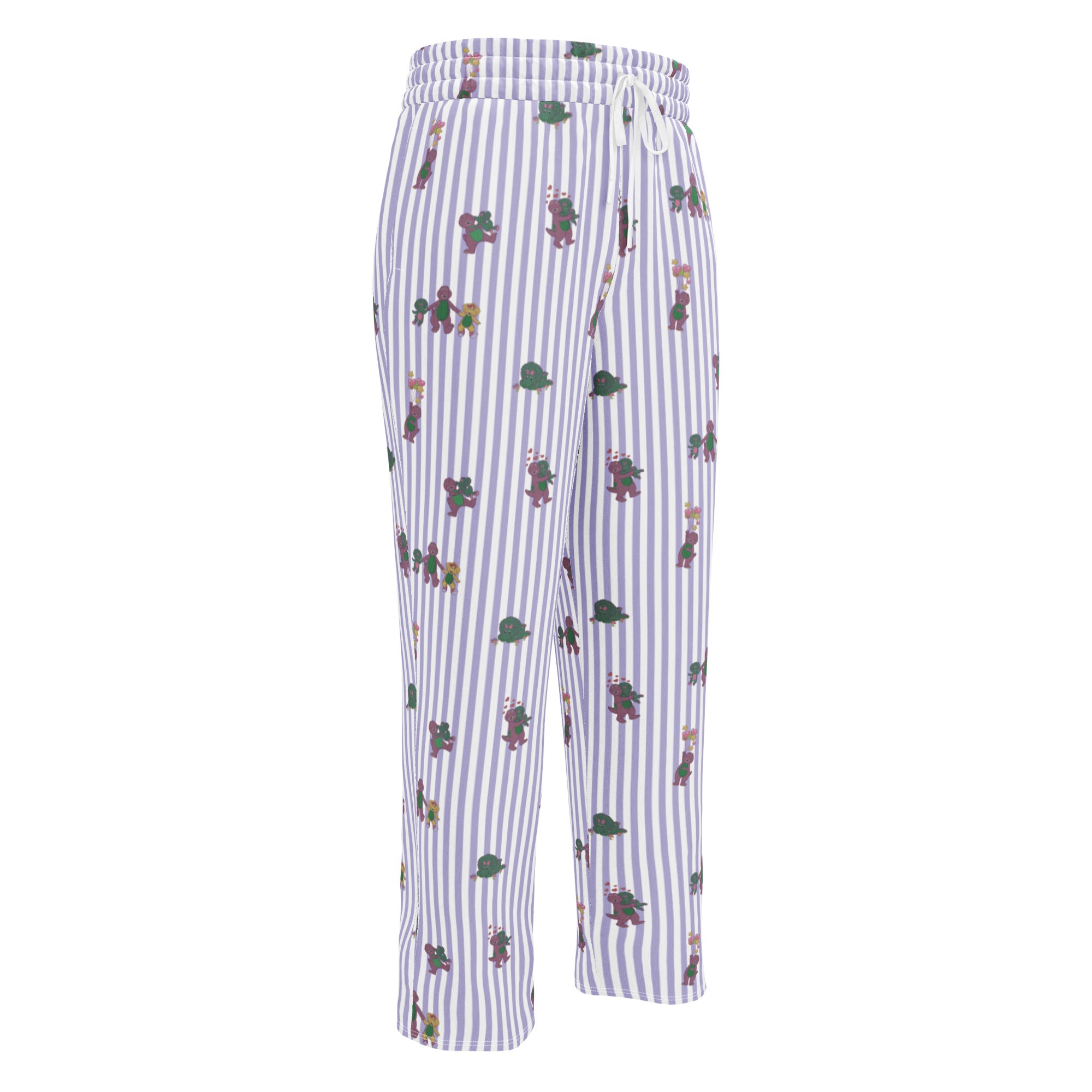 Barney Dinosaurs Wide Leg Striped Pants - Image 3