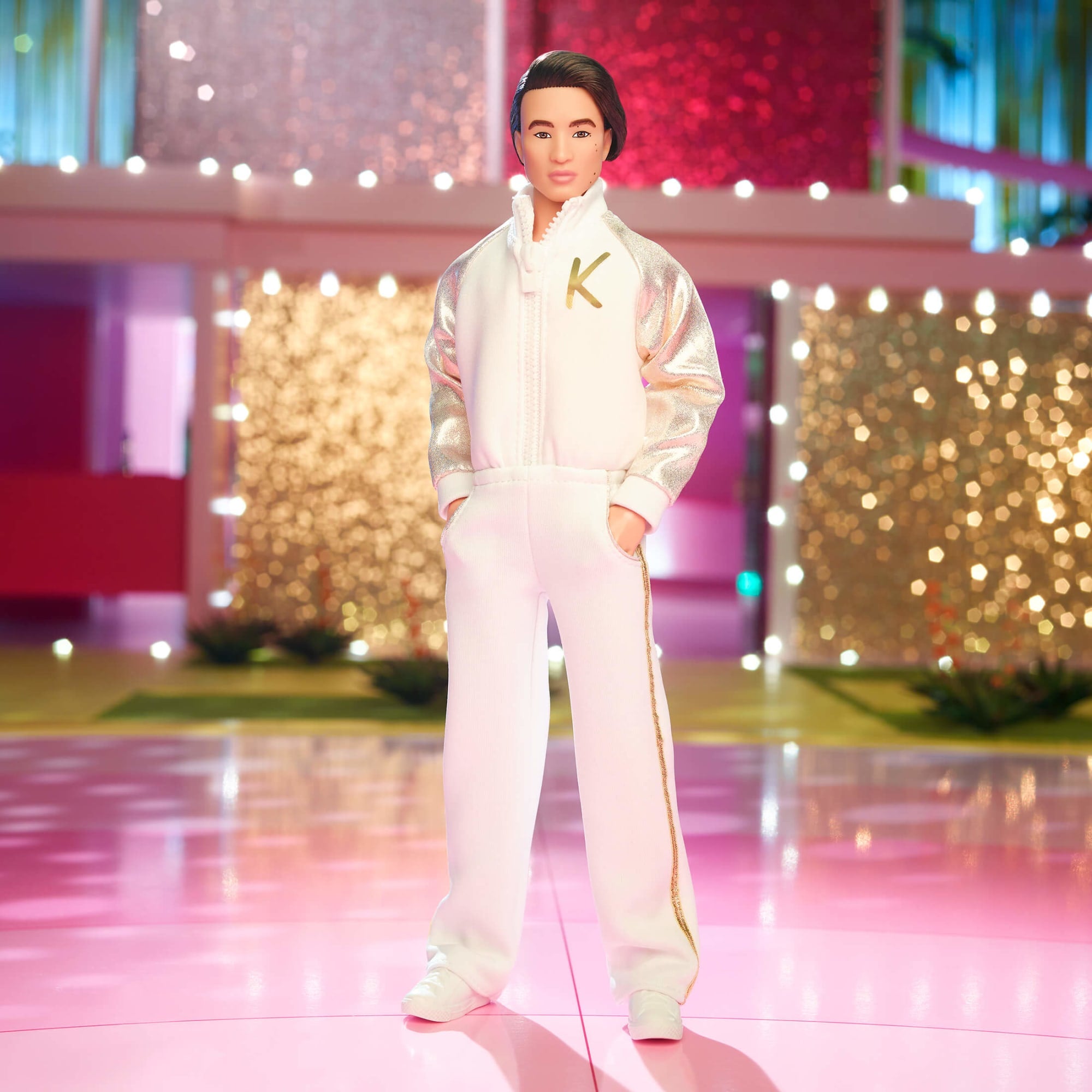 Ken Doll In White and Gold Tracksuit – Barbie The Movie - Image 10