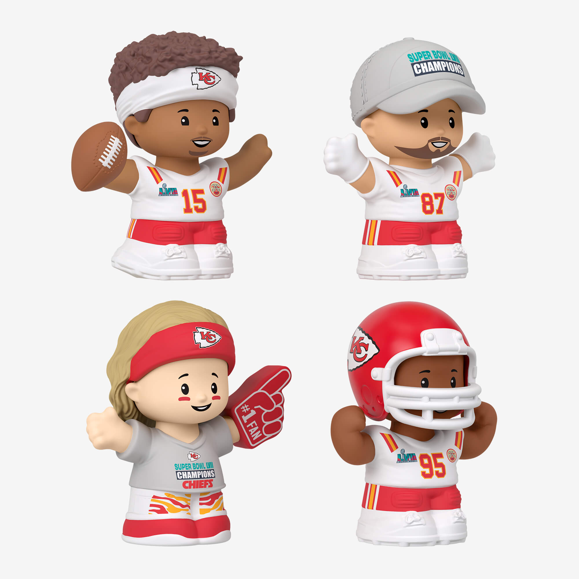 Little People Collector Super Bowl LVII Champions Set Kansas City Chiefs - Image 3