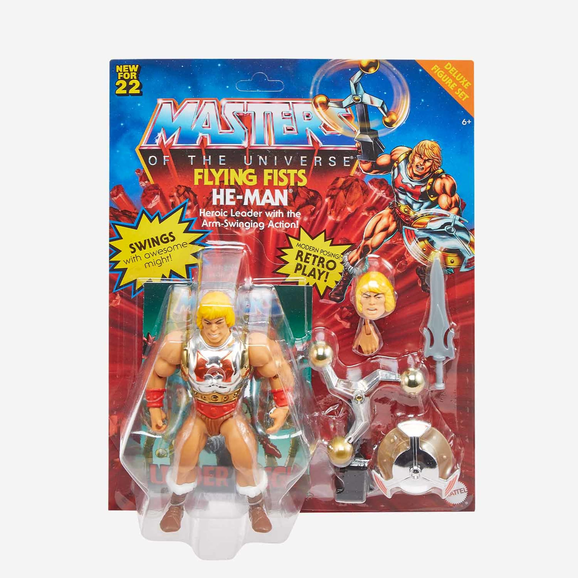 Masters of the Universe Origins Flying Fists He-Man Figure - Image 9