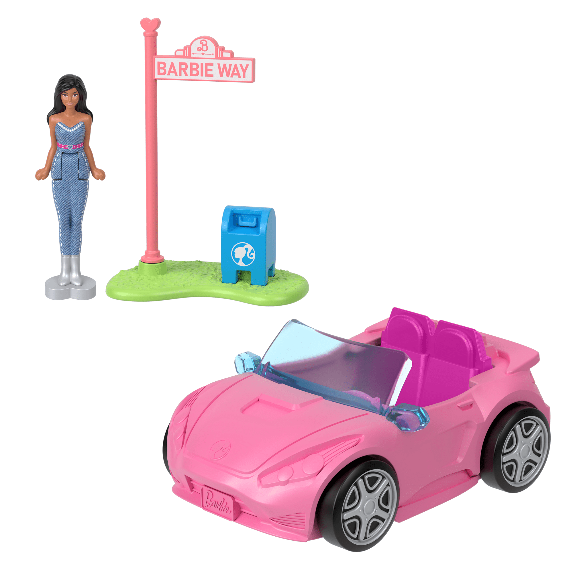 Barbie Mini BarbieLand Vehículo para Muñecas Convertible Rosa - Image 4