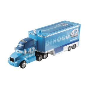 Disney And Pixar Cars Hauler Collection. Truck With Extendable Ramp