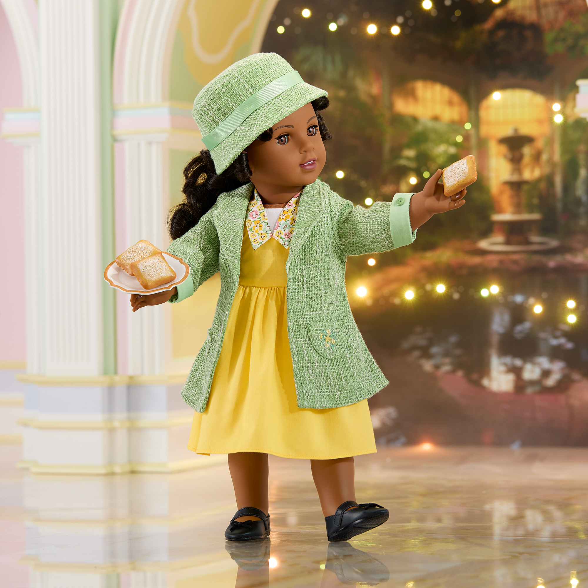 American Girl® Disney Princess Tiana Work Dress & Accessories for 18-inch Dolls - Image 10