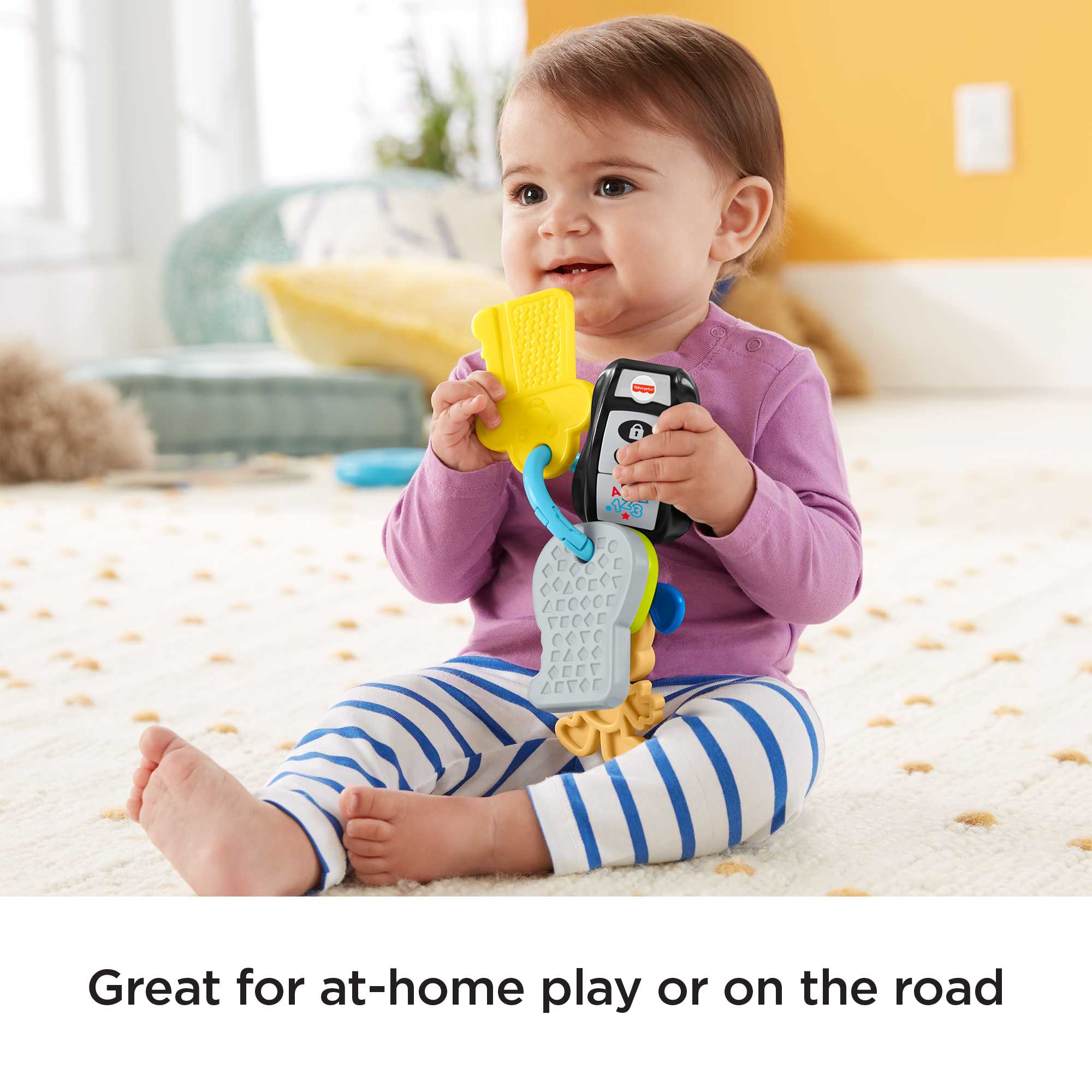 Fisher-Price Laugh & Learn Play & Go Keys Musical Learning Toy For Infant & Toddler - Image 5